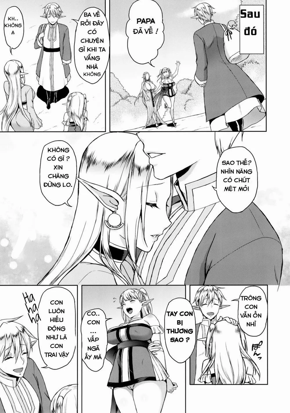 HentaiVN.net - Ảnh 25 - Kaika - Ochita Elf Tsuma - Chương 1