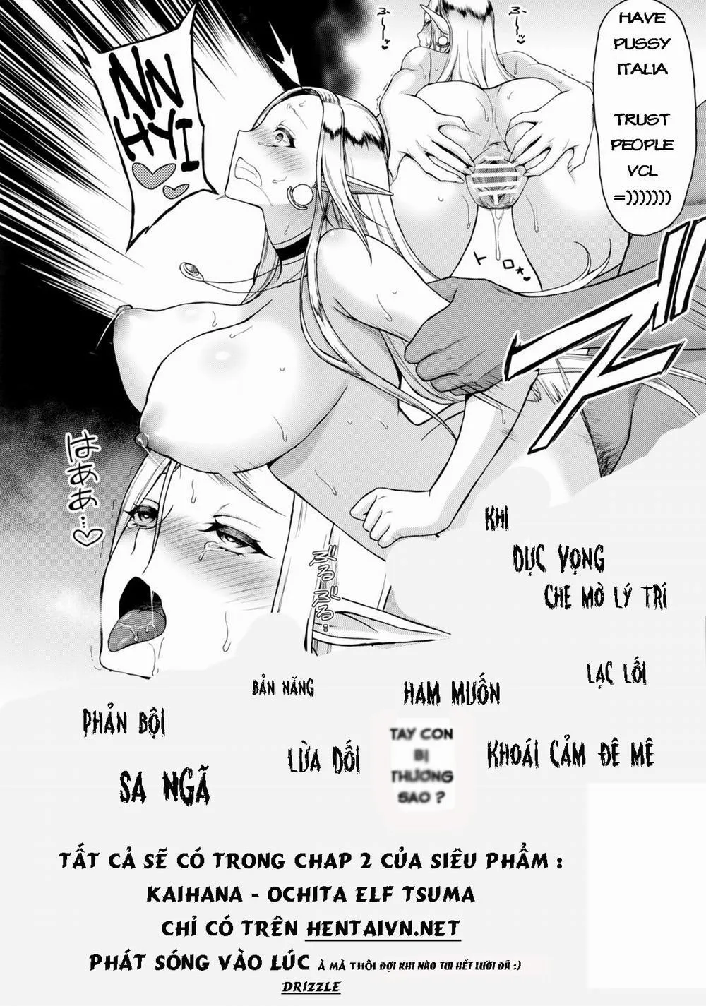 HentaiVN.net - Ảnh 27 - Kaika - Ochita Elf Tsuma - Chương 1