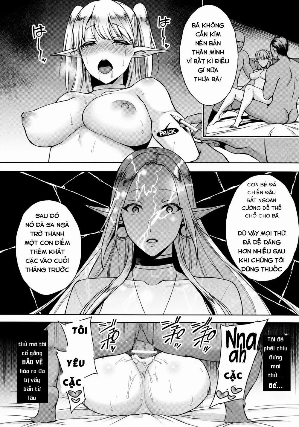 HentaiVN.net - Ảnh 5 - Kaika - Ochita Elf Tsuma - Chương 2 [END]