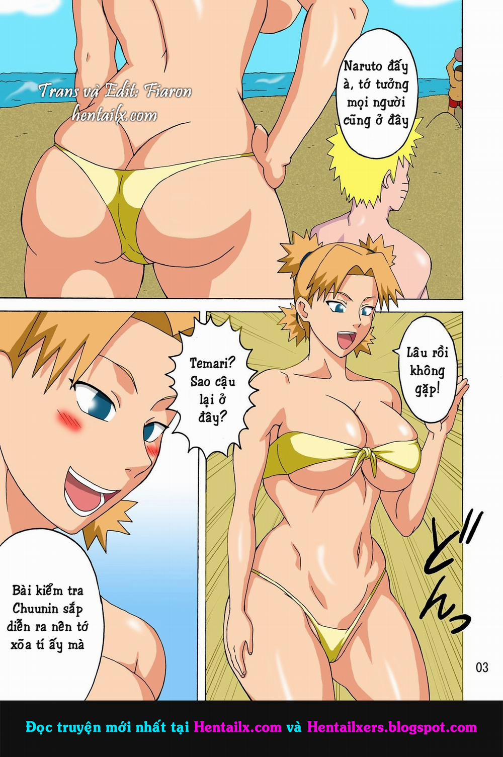 HentaiVN.net - Ảnh 4 - Tsunades Obscene Beach (Naruto) [Tsunade no In Suiyoku] - Oneshot