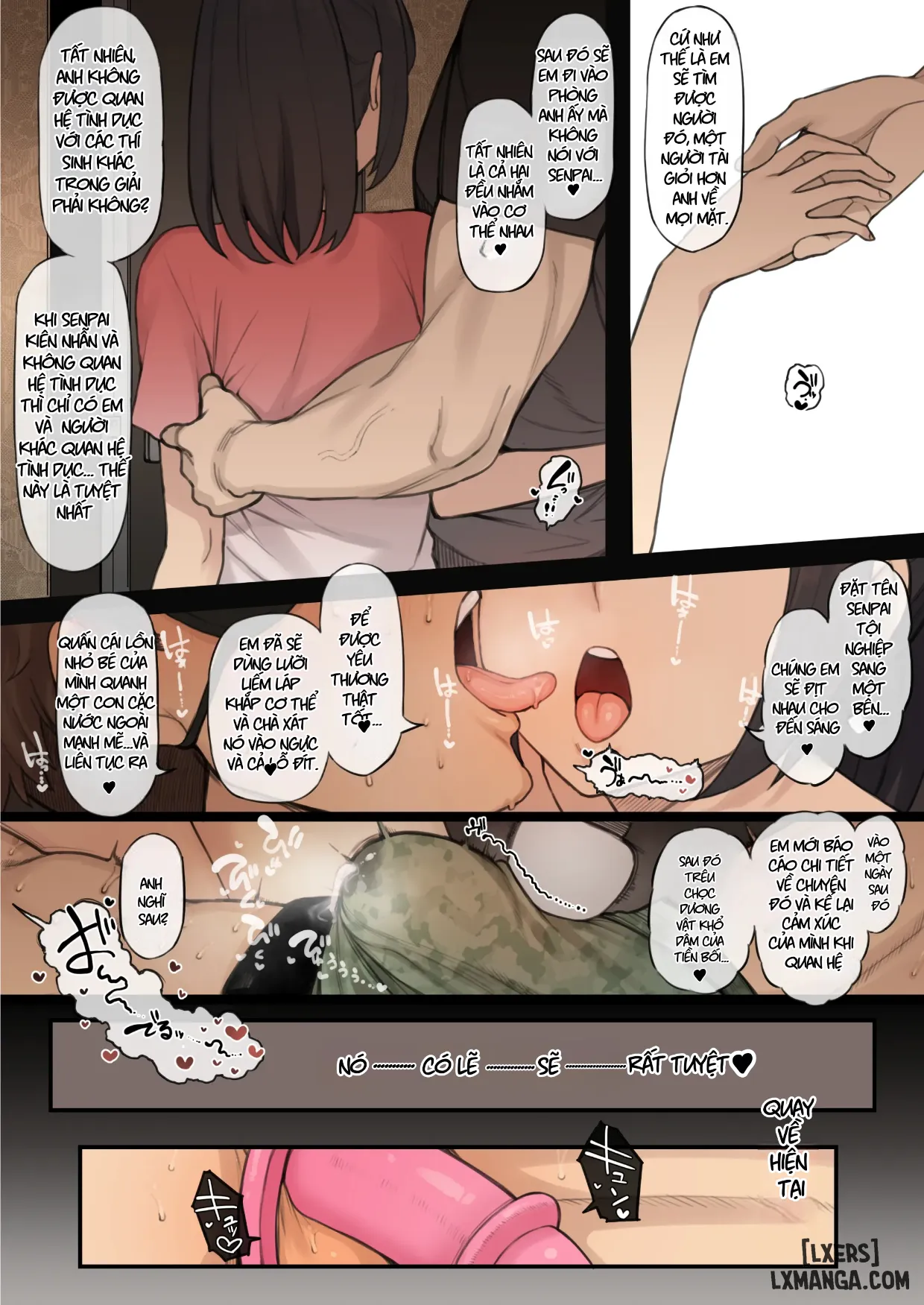 HentaiVN.net - Ảnh 10 - Athlete Couple Ni Yoru Senshumura Netorase - Oneshot