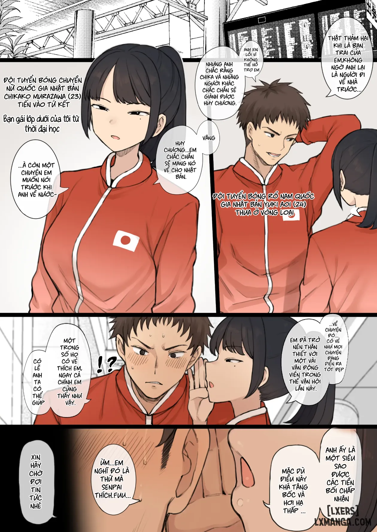 HentaiVN.net - Ảnh 2 - Athlete Couple Ni Yoru Senshumura Netorase - Oneshot