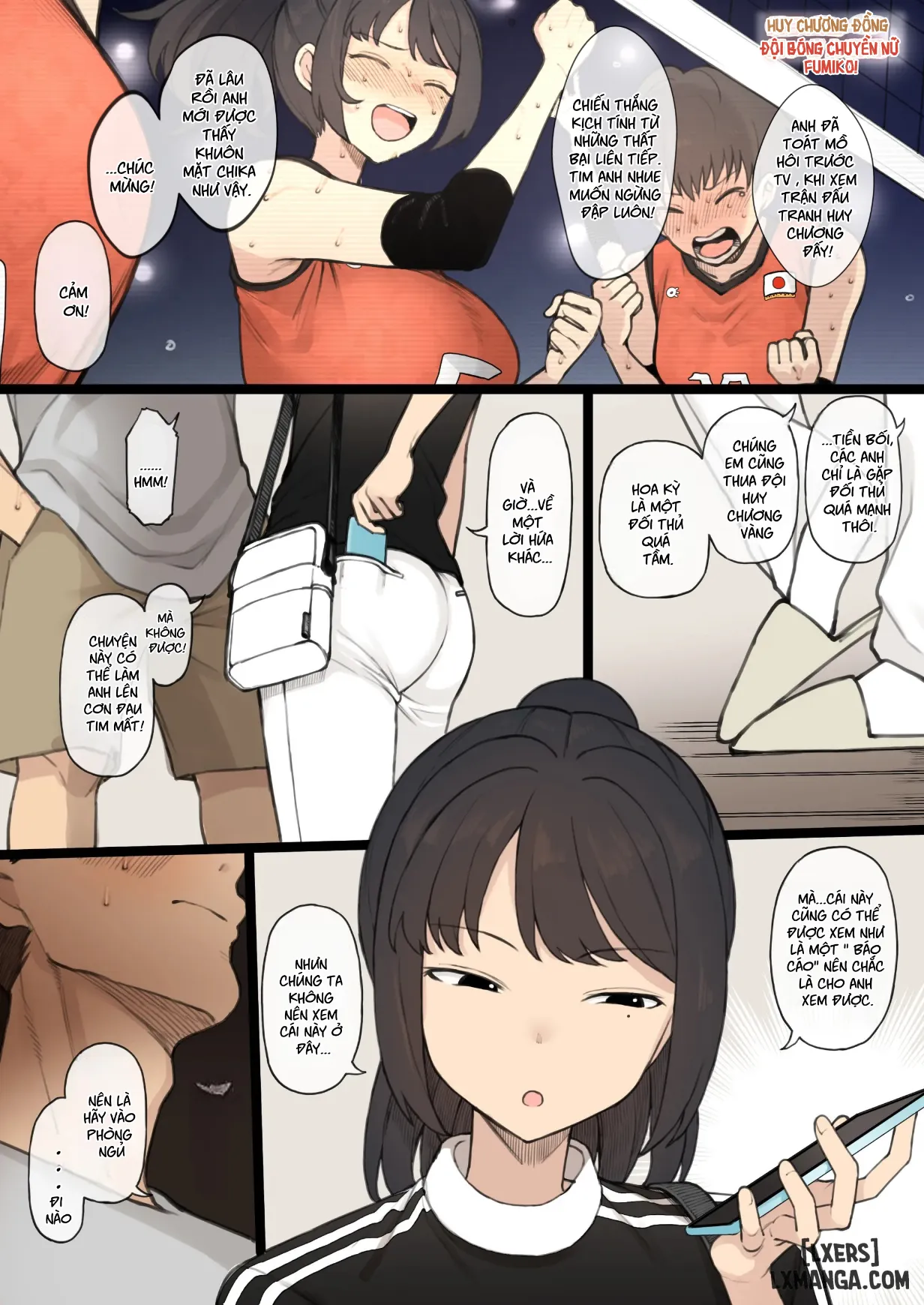 HentaiVN.net - Ảnh 4 - Athlete Couple Ni Yoru Senshumura Netorase - Oneshot