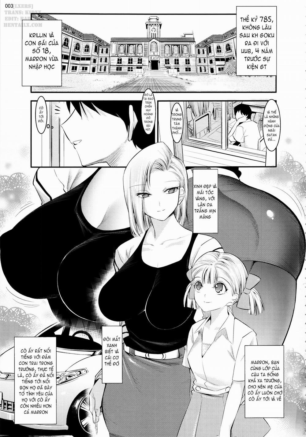 HentaiVN.net - Ảnh 4 - Tender First Time With Android 18 (Dragon Ball Z) [18-Gou Ga Yasashiku Fudeoroshi Shite Kureru Hon] - Oneshot