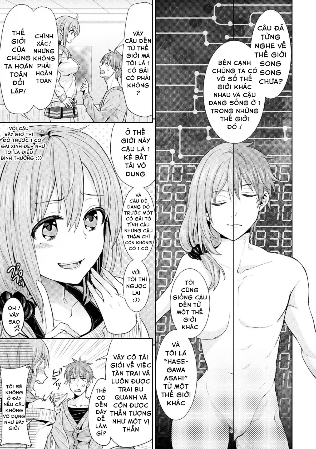HentaiVN.net - Ảnh 8 - Parallel World Kanojo [Reverse Parallel World Girlfriend] - Chap 1