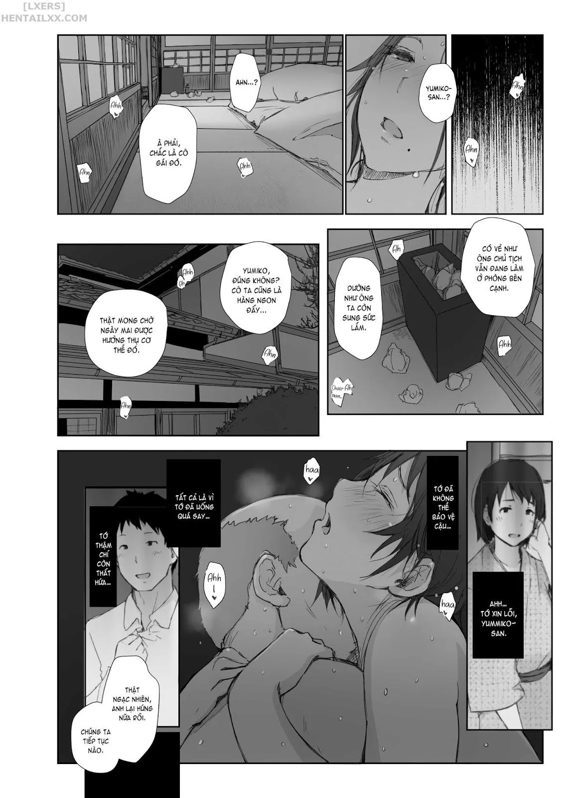 HentaiVN.net - Ảnh 34 - Netorareta Hitozuma to Netorareru Hitozuma [The Wife Being NTR And The Wife Doing NTR] - Chap 1