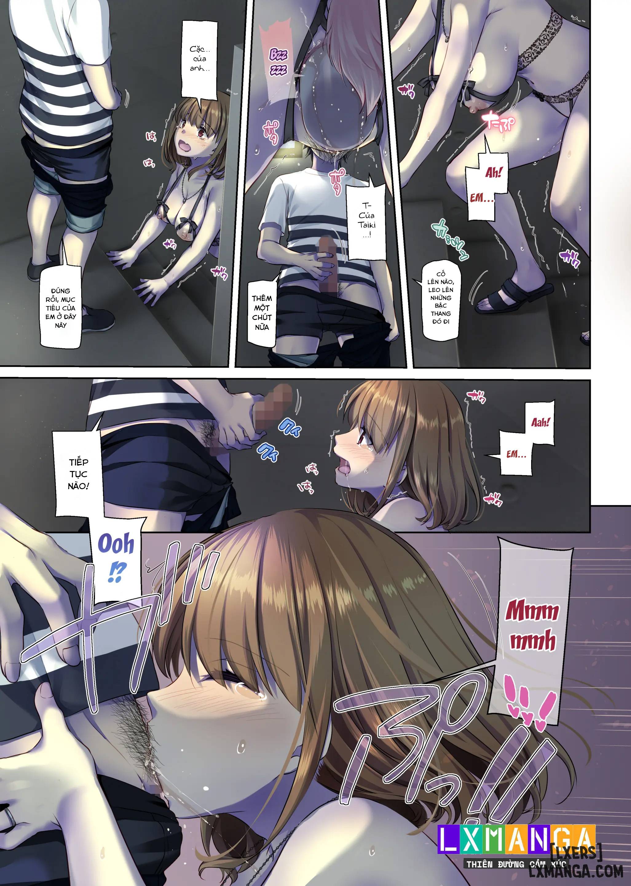 HentaiVN.net - Ảnh 21 - Hitozuma Osananajimi to Hitonatsu no Dekigoto 4 DLO-18 - Chap 1