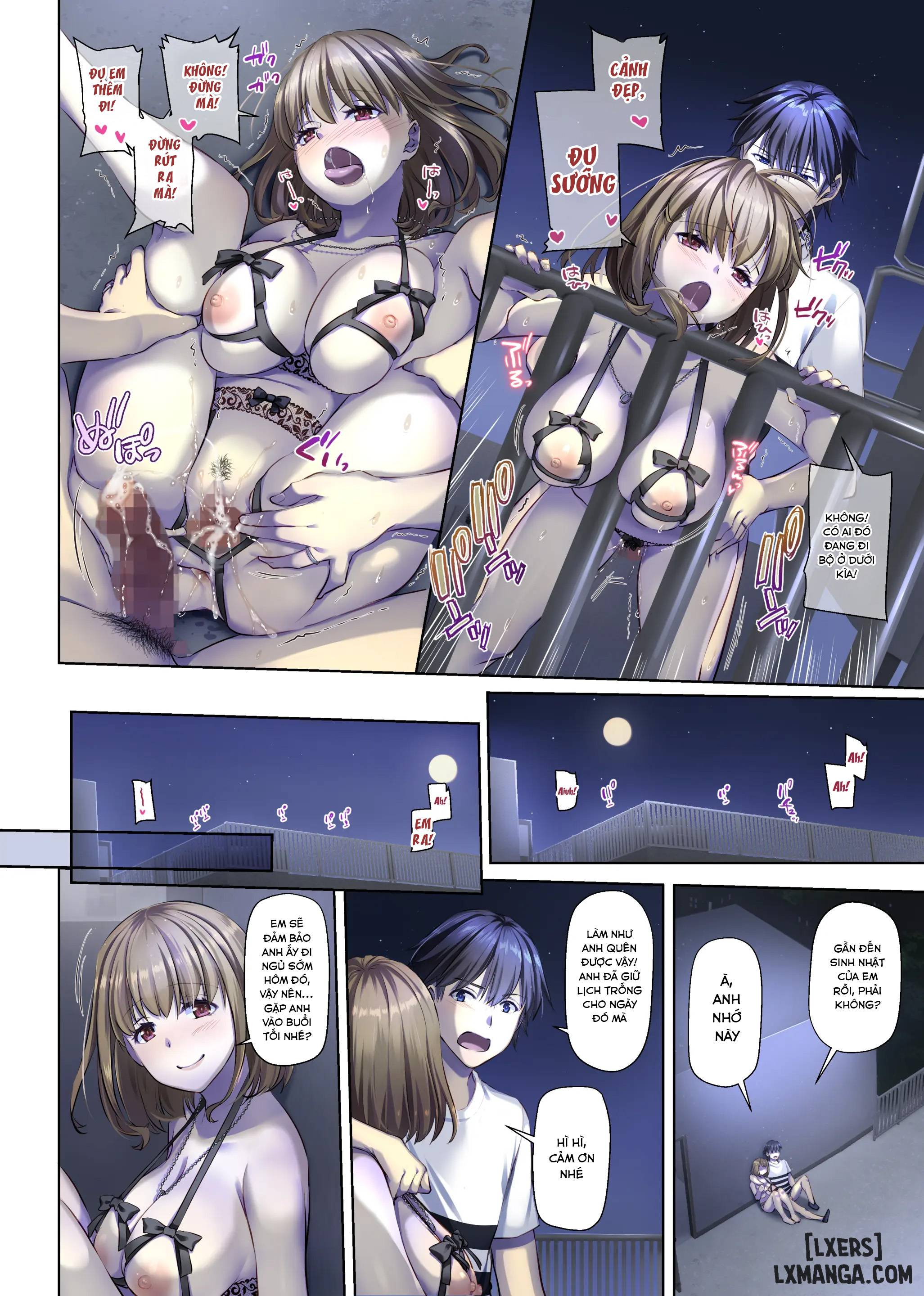 HentaiVN.net - Ảnh 30 - Hitozuma Osananajimi to Hitonatsu no Dekigoto 4 DLO-18 - Chap 1