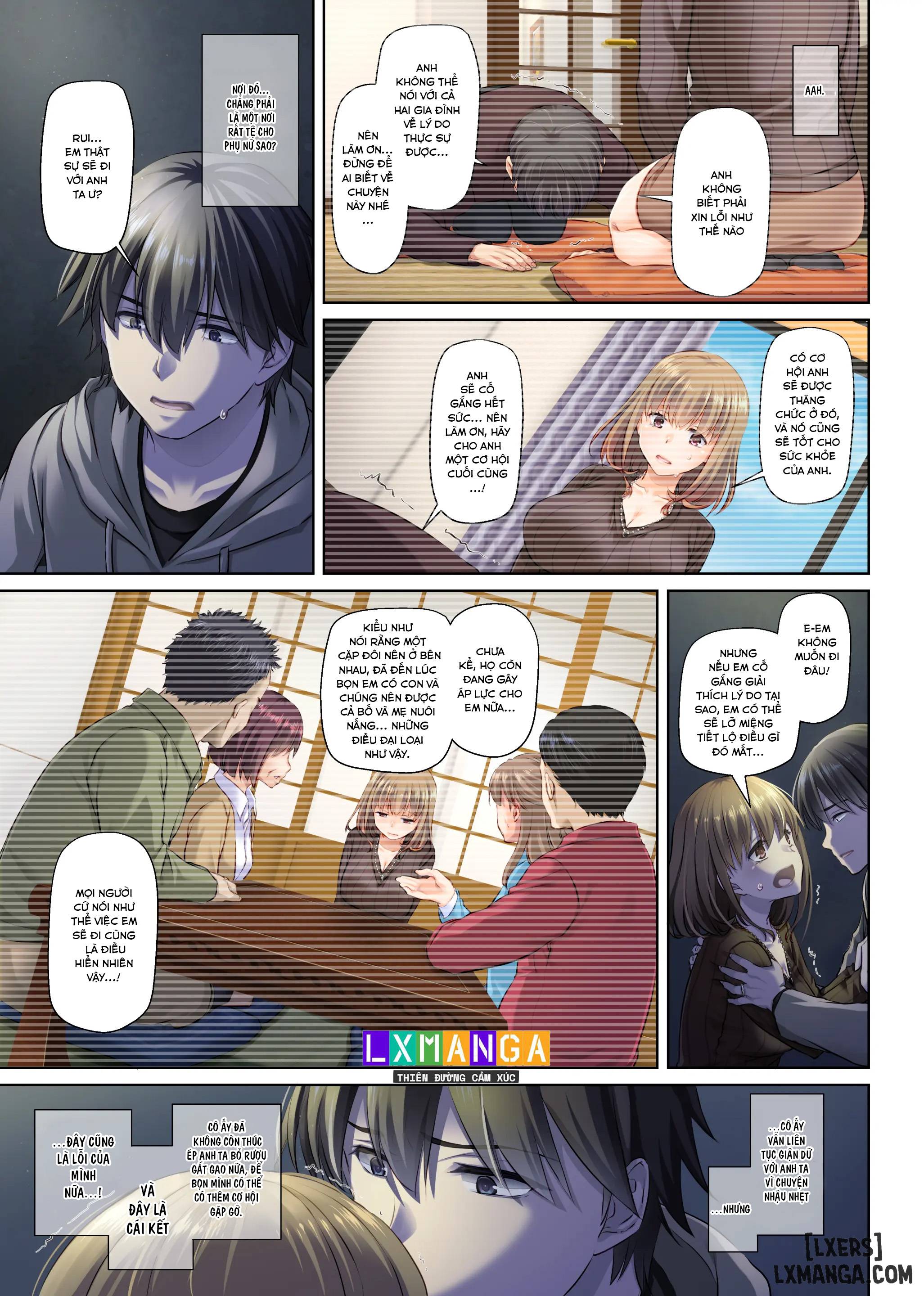 HentaiVN.net - Ảnh 24 - Hitozuma Osananajimi to Hitonatsu no Dekigoto 4 DLO-18 - Chap 2