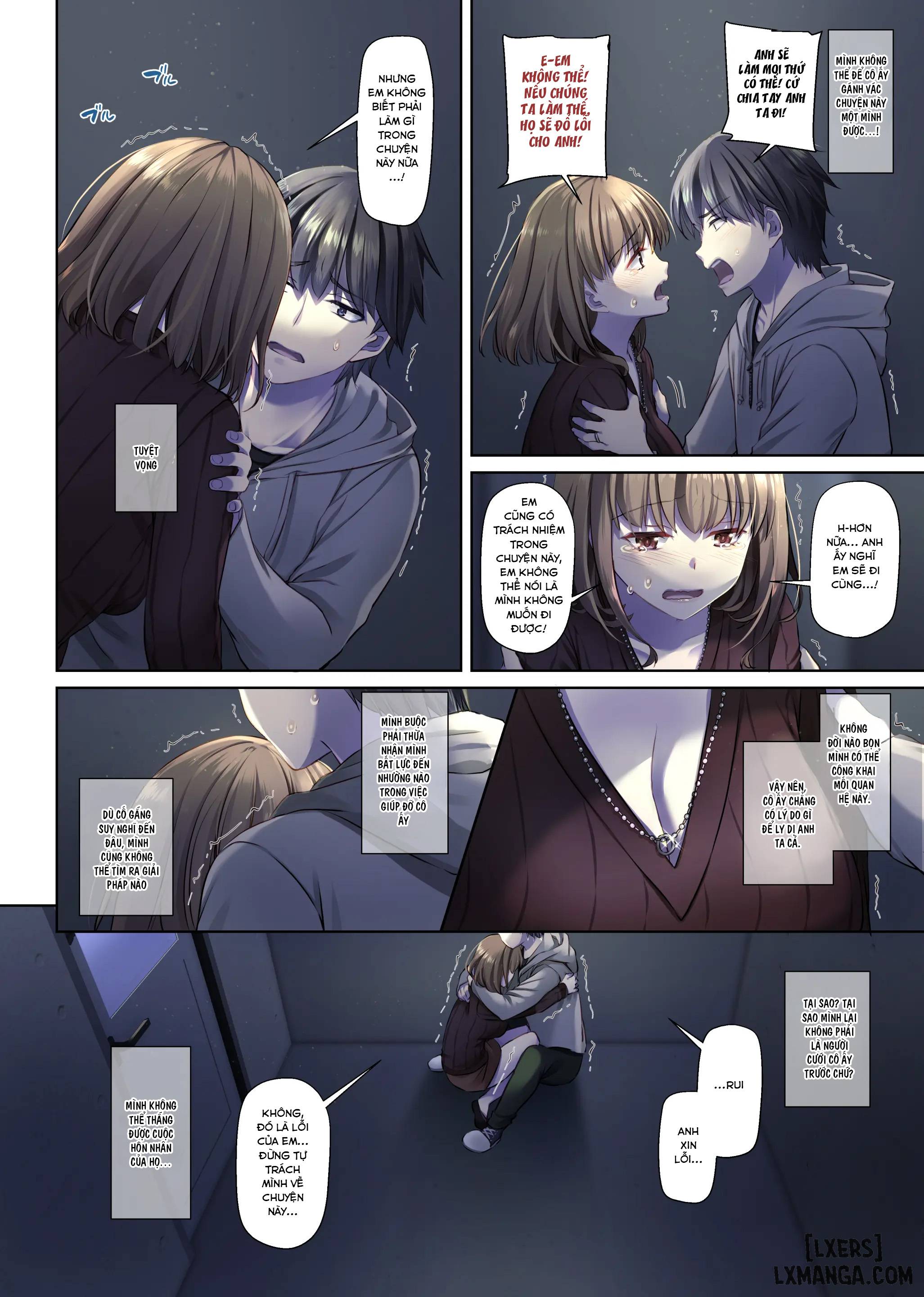 HentaiVN.net - Ảnh 25 - Hitozuma Osananajimi to Hitonatsu no Dekigoto 4 DLO-18 - Chap 2