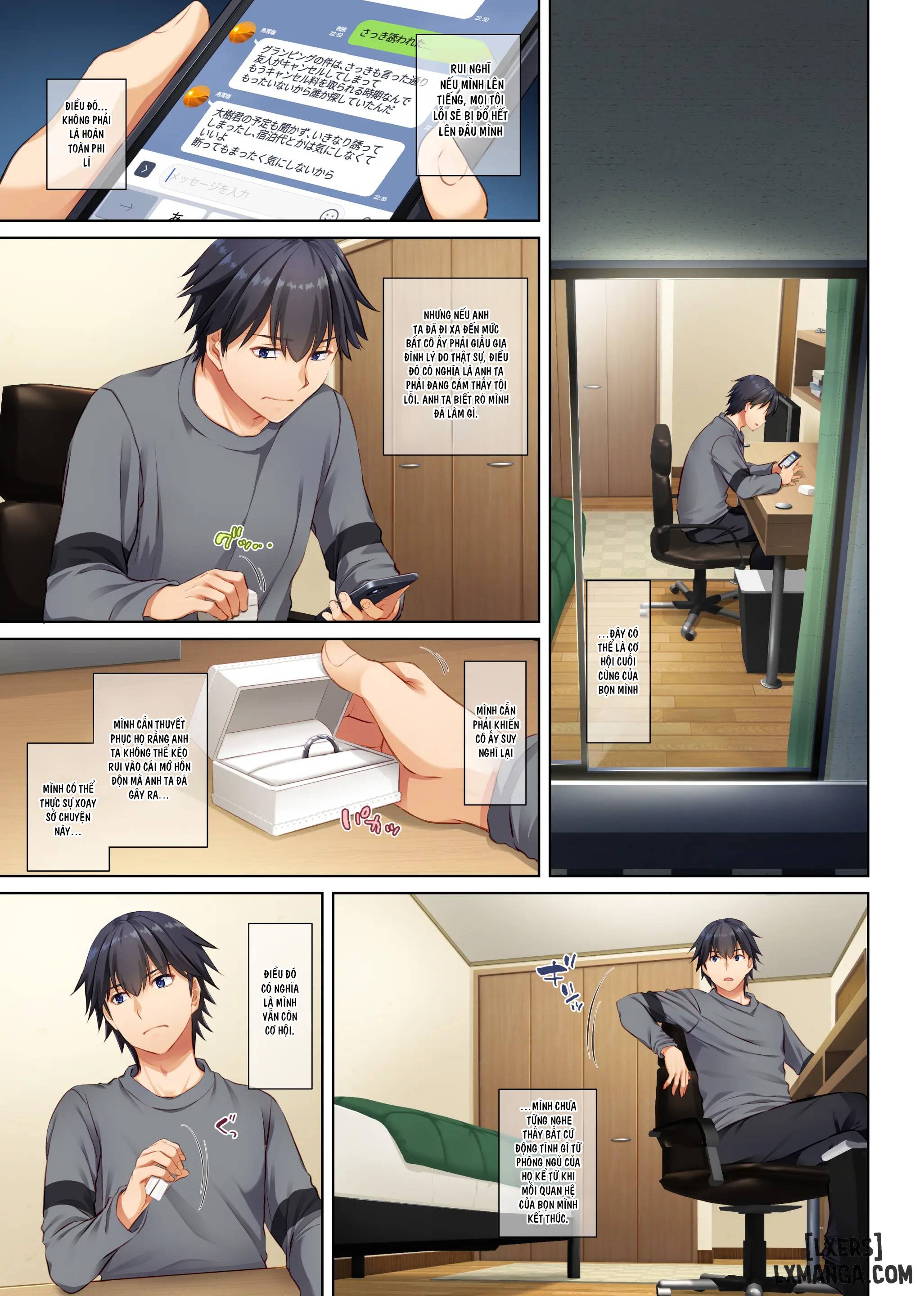 HentaiVN.net - Ảnh 30 - Hitozuma Osananajimi to Hitonatsu no Dekigoto 4 DLO-18 - Chap 2