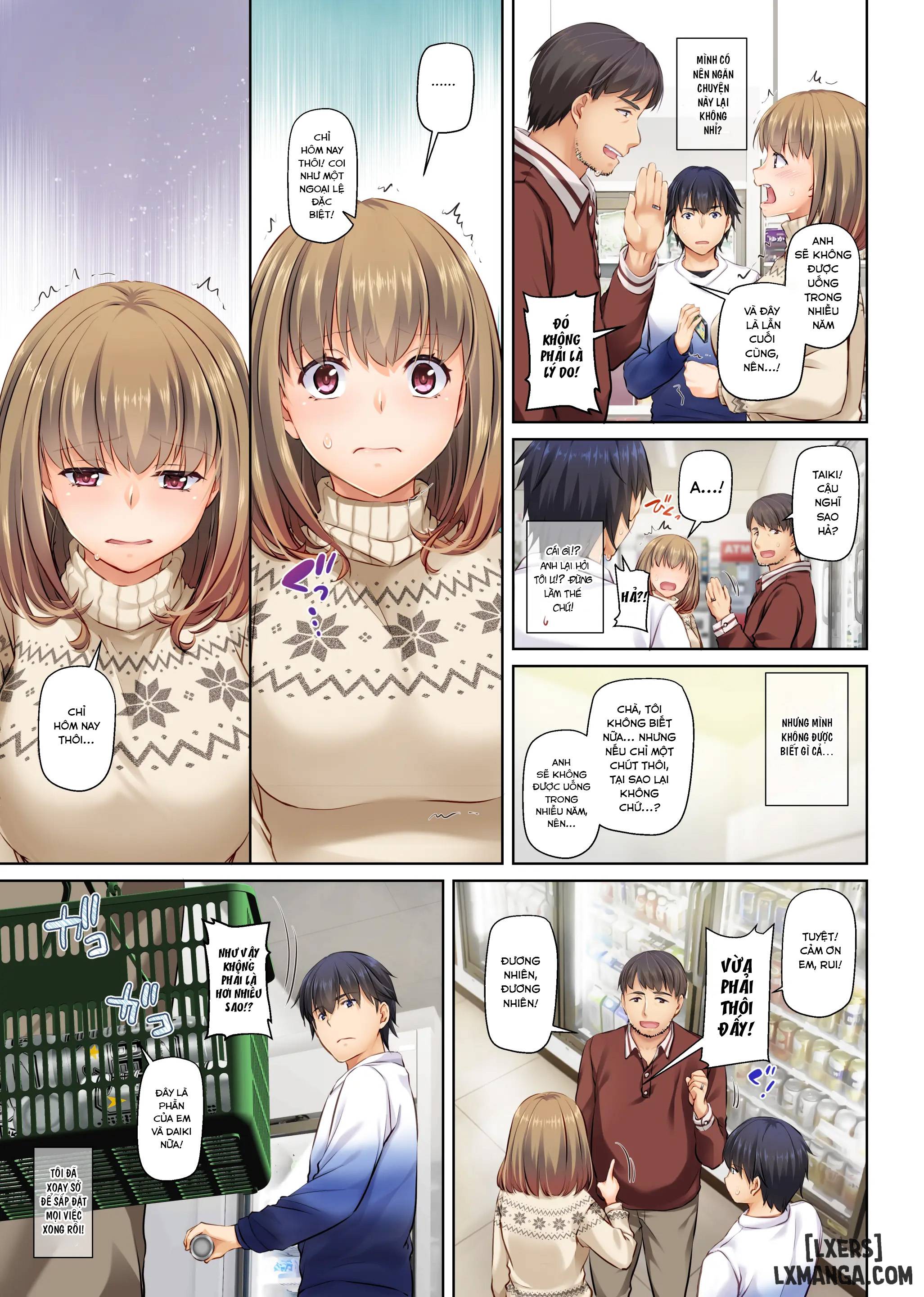HentaiVN.net - Ảnh 34 - Hitozuma Osananajimi to Hitonatsu no Dekigoto 4 DLO-18 - Chap 2