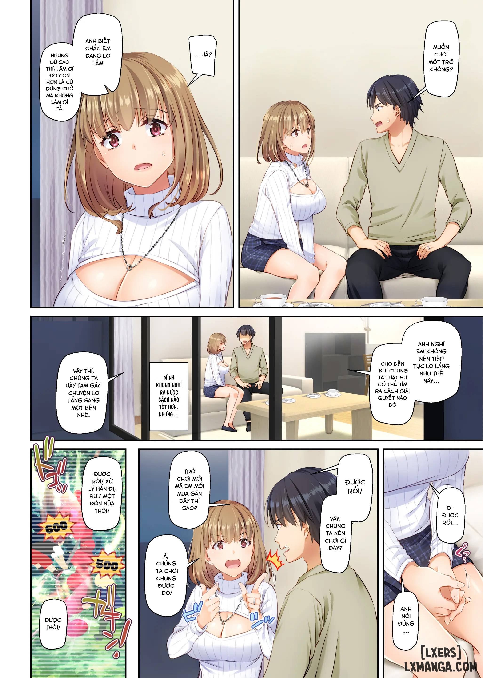 HentaiVN.net - Ảnh 5 - Hitozuma Osananajimi to Hitonatsu no Dekigoto 4 DLO-18 - Chap 2