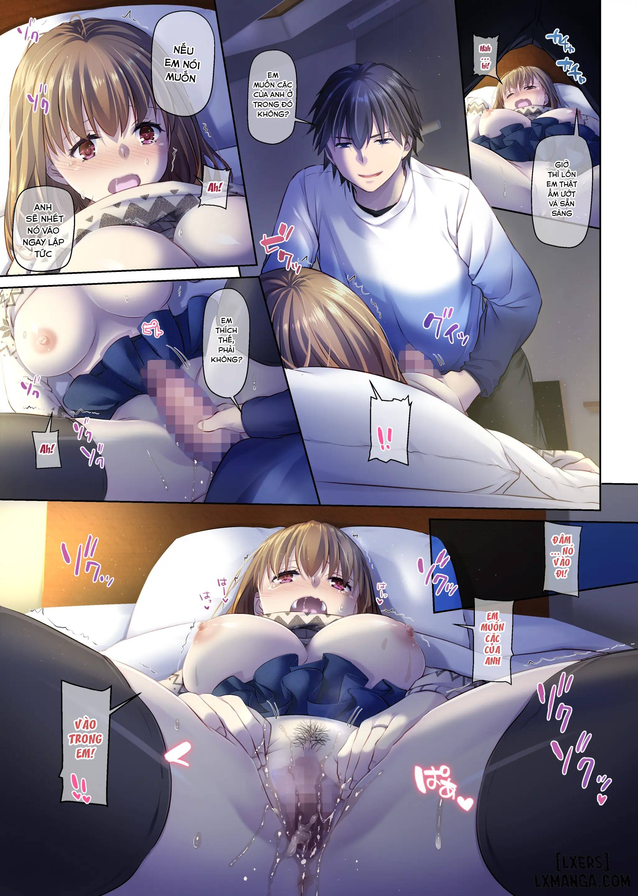 HentaiVN.net - Ảnh 13 - Hitozuma Osananajimi to Hitonatsu no Dekigoto 4 DLO-18 - Chap 3