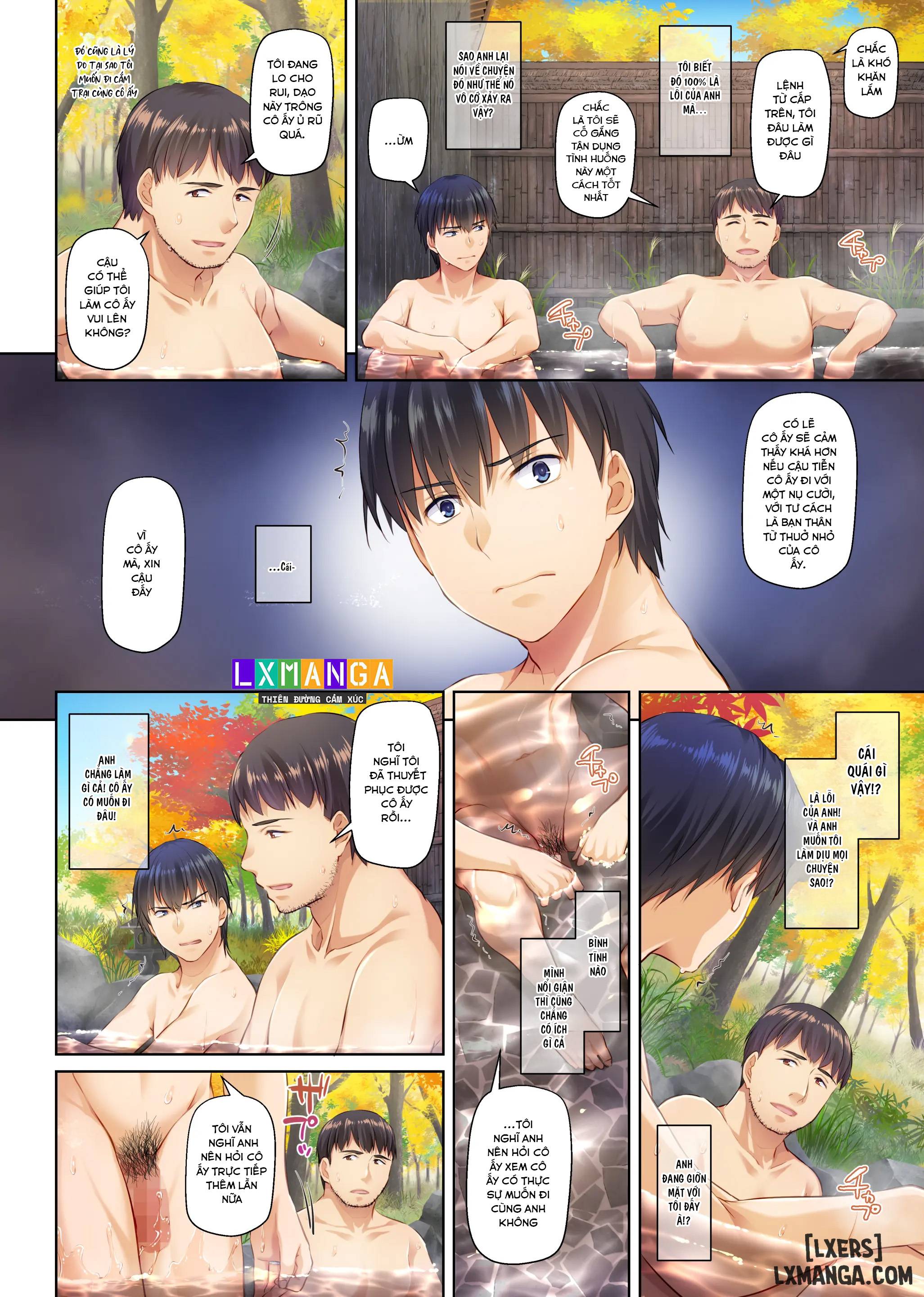 HentaiVN.net - Ảnh 4 - Hitozuma Osananajimi to Hitonatsu no Dekigoto 4 DLO-18 - Chap 3