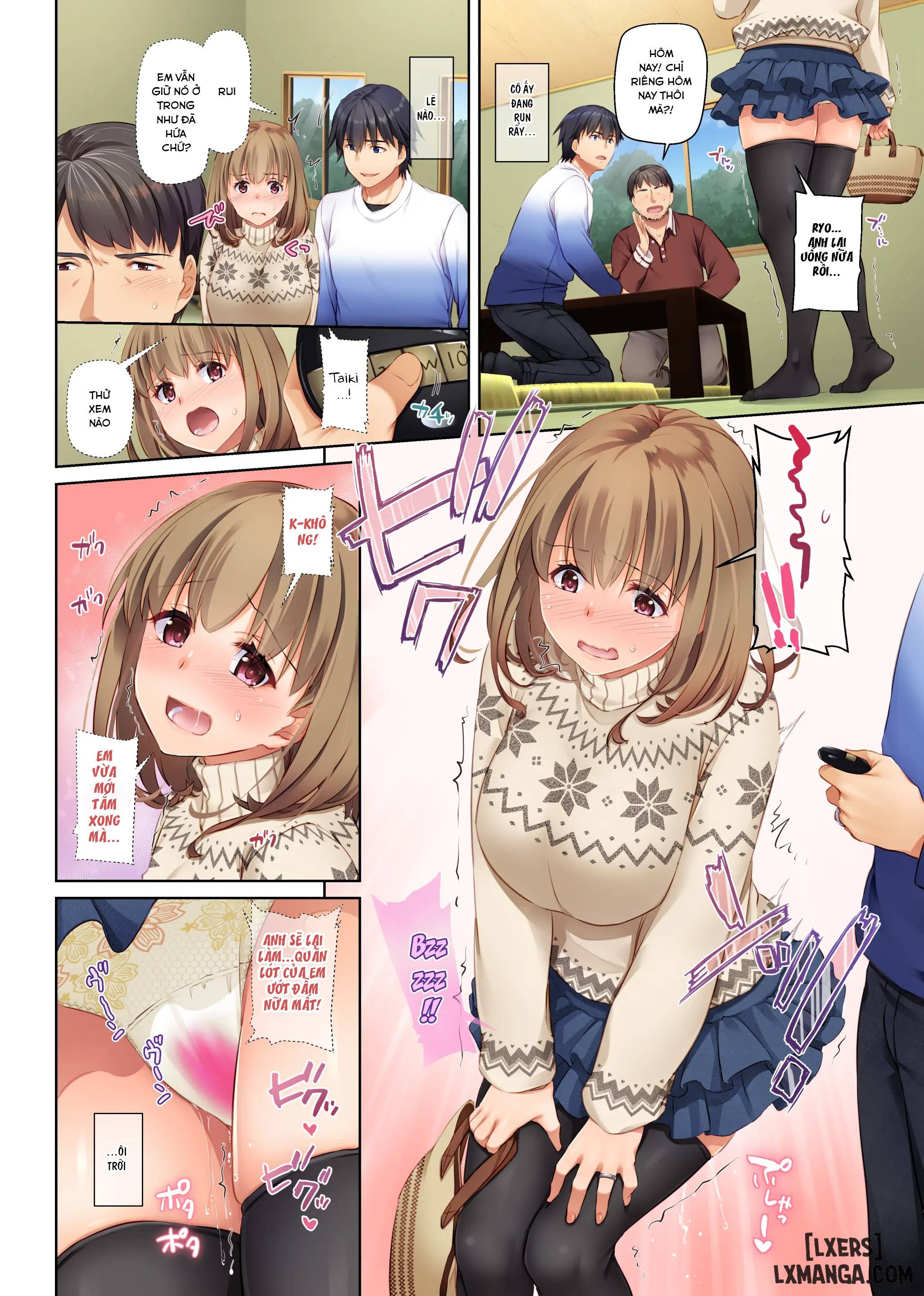 HentaiVN.net - Ảnh 6 - Hitozuma Osananajimi to Hitonatsu no Dekigoto 4 DLO-18 - Chap 3