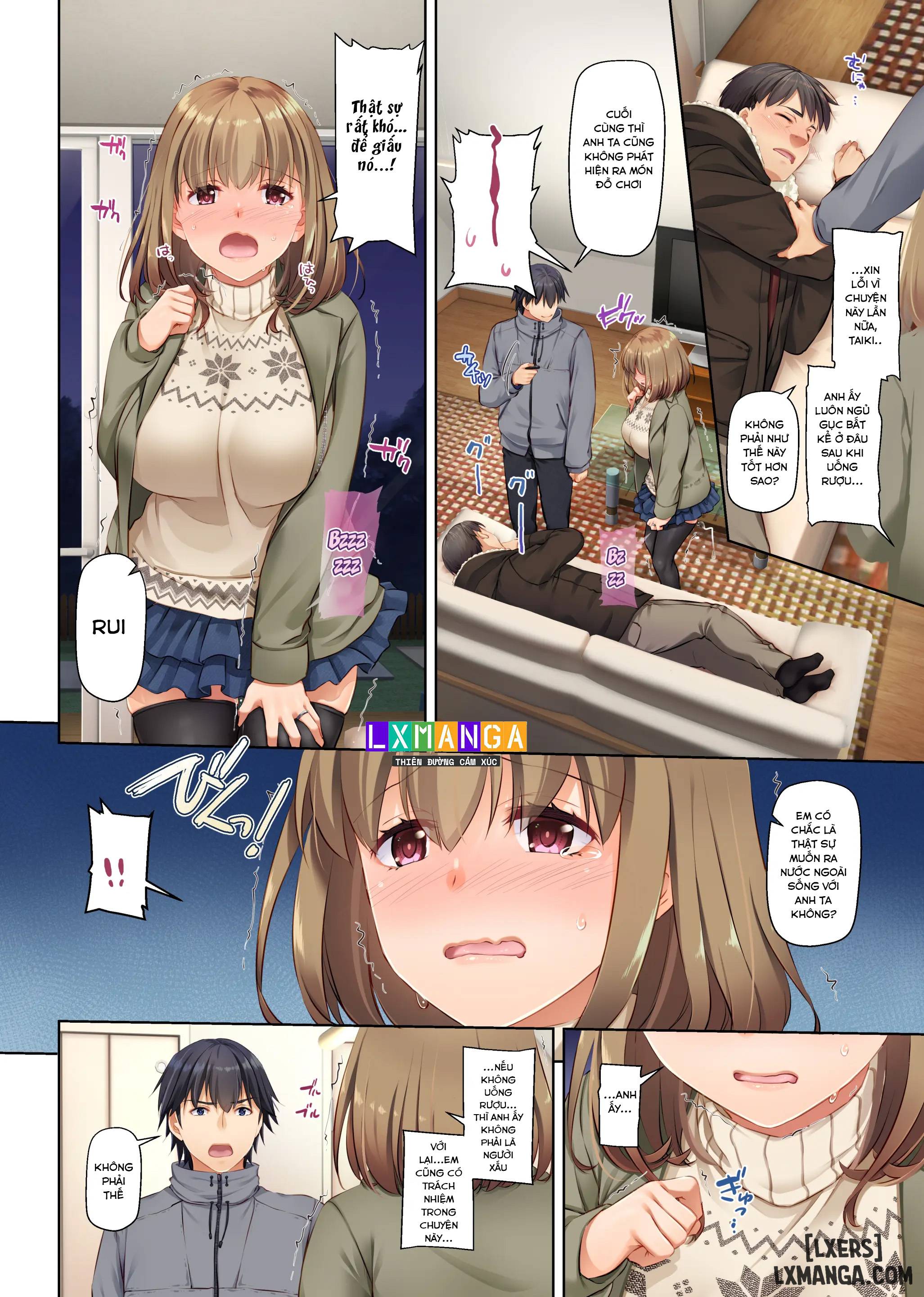 HentaiVN.net - Ảnh 8 - Hitozuma Osananajimi to Hitonatsu no Dekigoto 4 DLO-18 - Chap 3