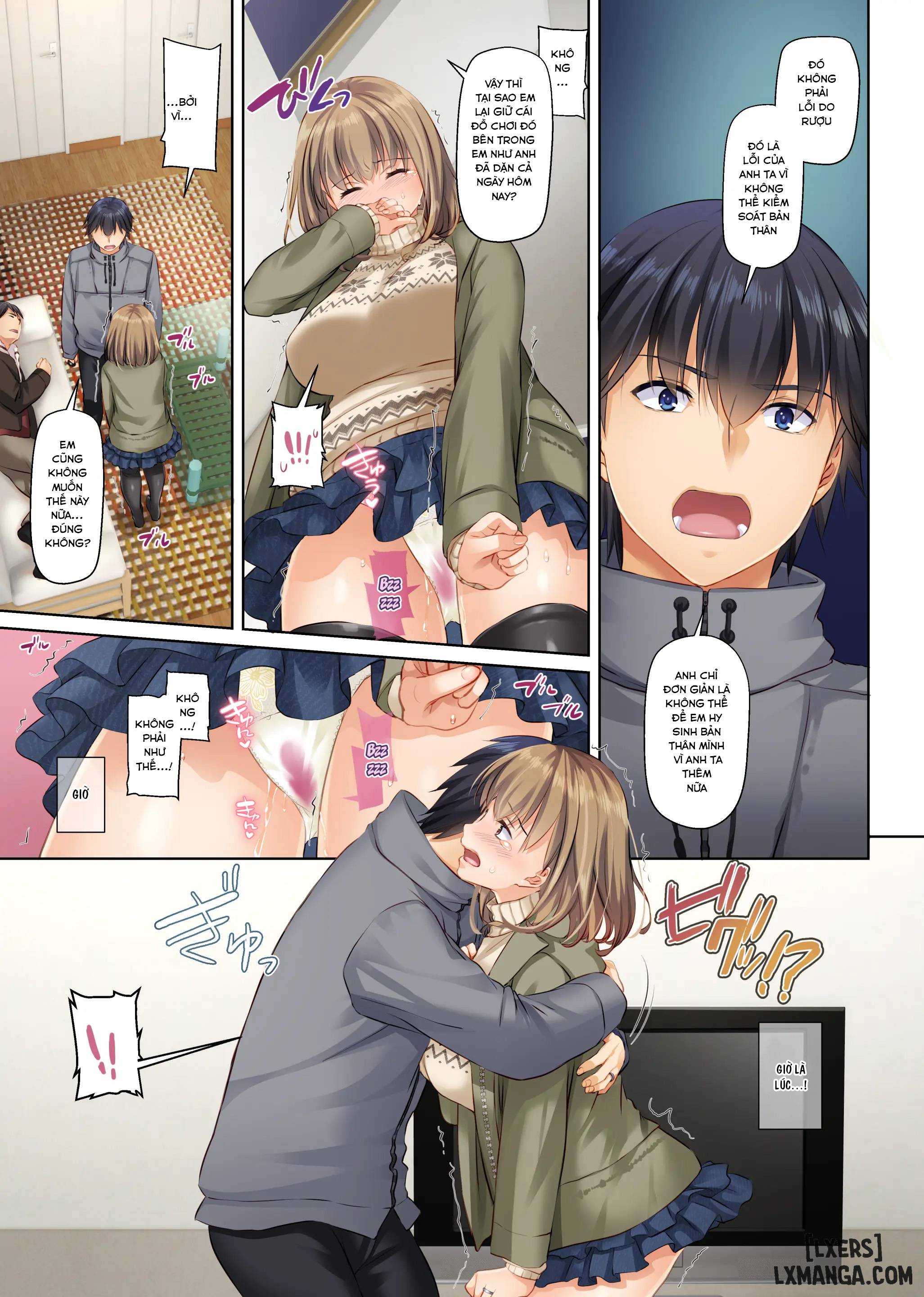HentaiVN.net - Ảnh 9 - Hitozuma Osananajimi to Hitonatsu no Dekigoto 4 DLO-18 - Chap 3