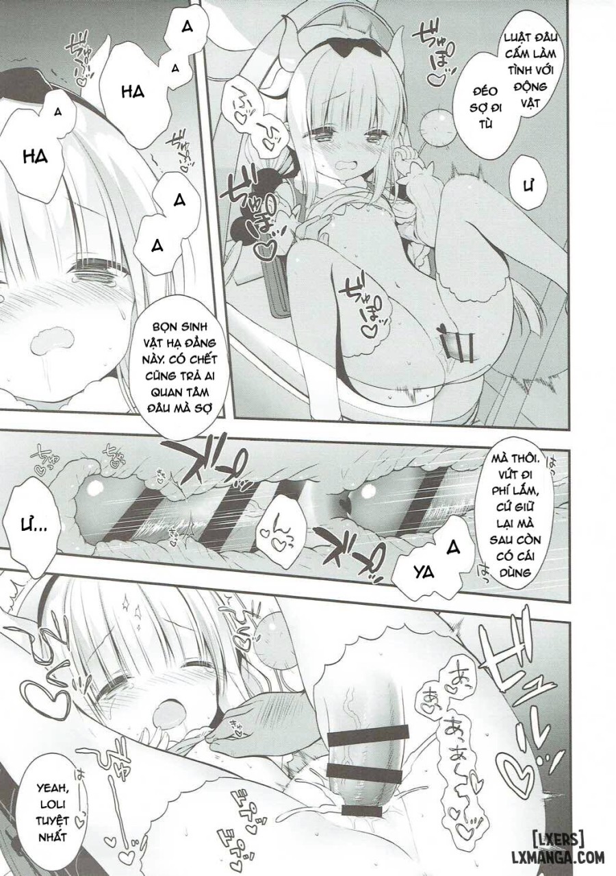 HentaiVN.net - Ảnh 8 - Kanna-chan wa Hatsujouki (Kobayashi-san-chi no Maid Dragon) [カンナちゃんは発情期 (小林さんちのメイドラゴン)] - Oneshot