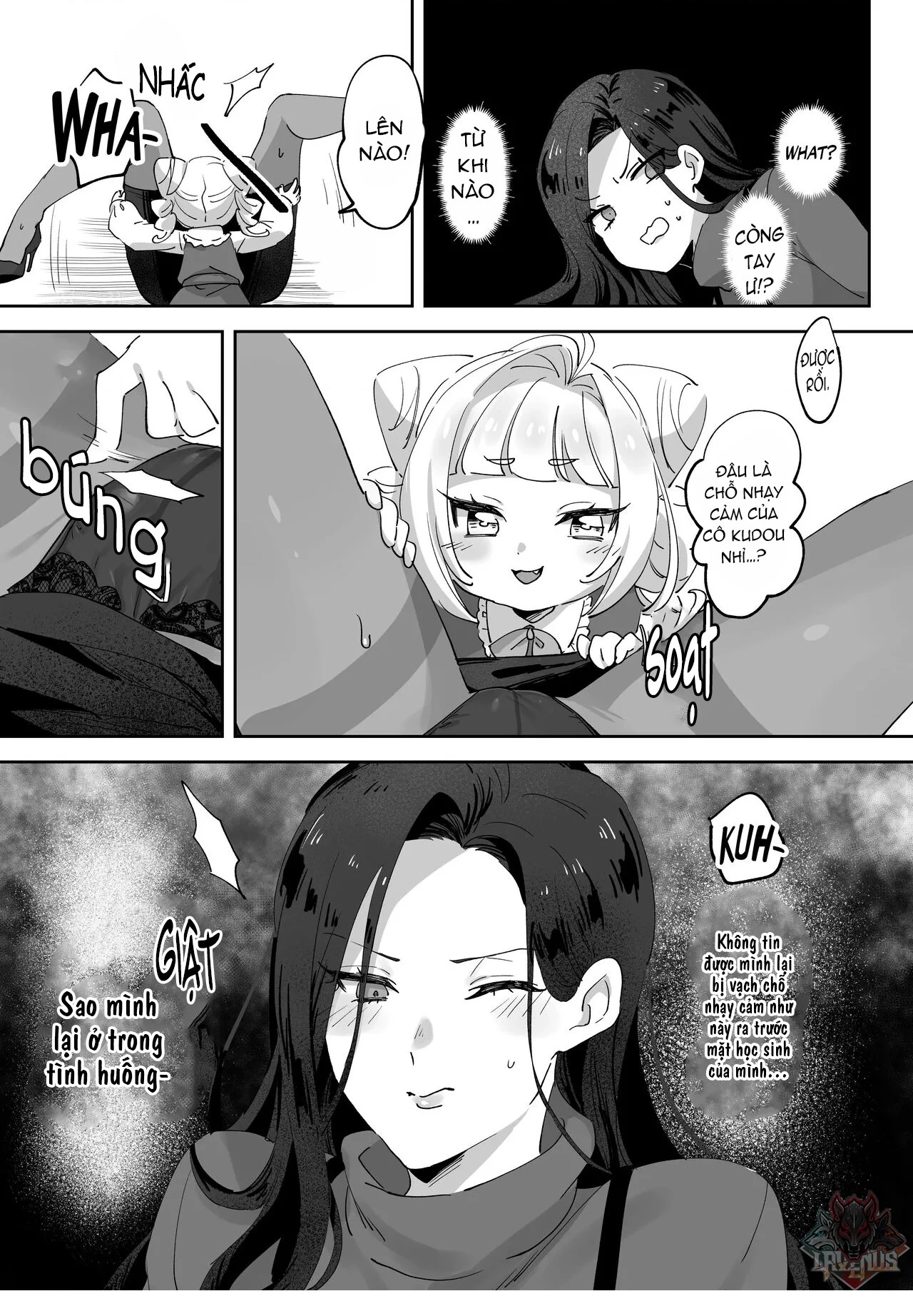HentaiVN.net - Ảnh 10 - Namaikina Sensei o Korashimero! | Teaching The Tetchy Teacher! - oneshot