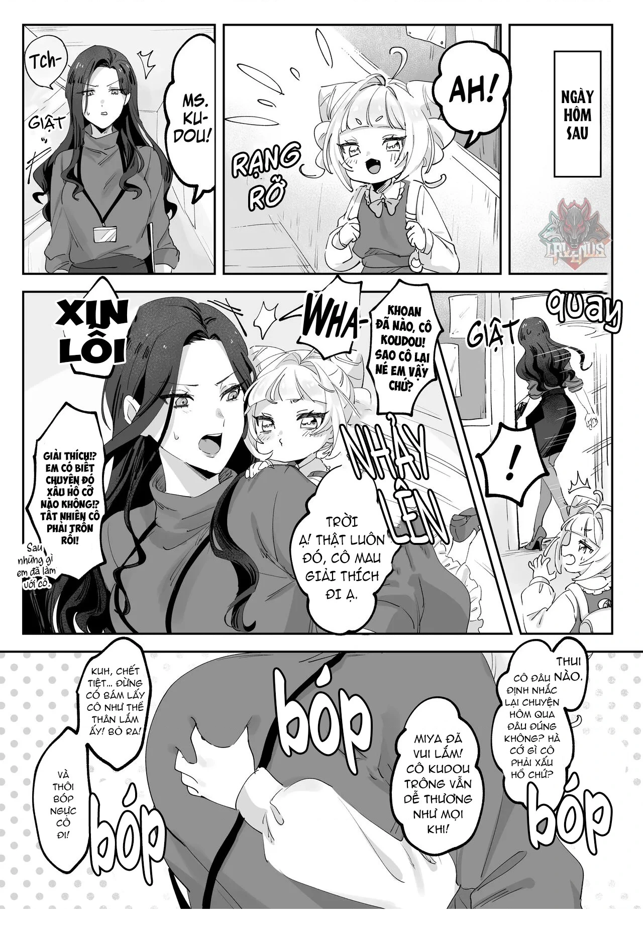 HentaiVN.net - Ảnh 7 - Namaikina Sensei o Korashimero! | Teaching The Tetchy Teacher! - oneshot