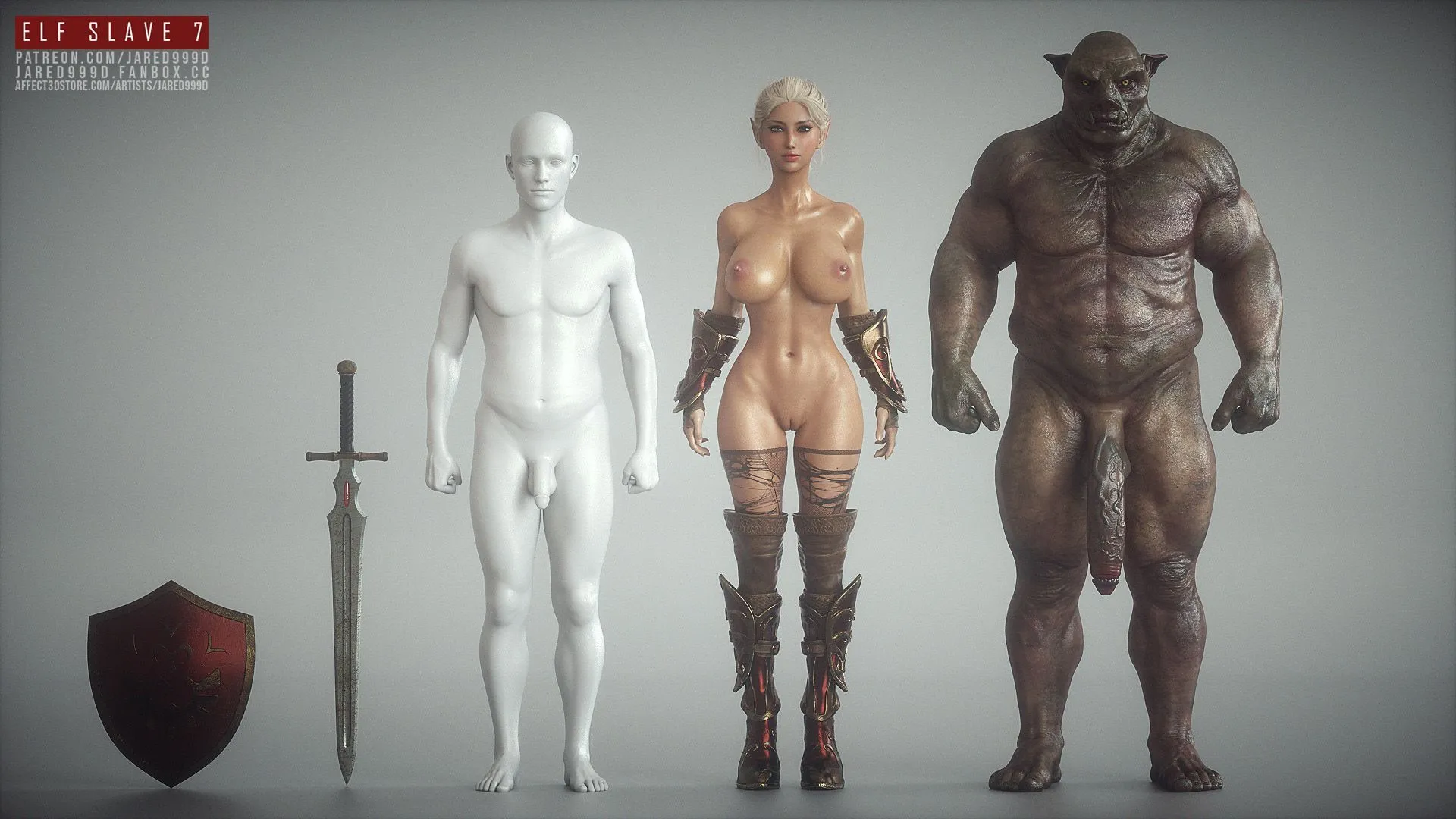 HentaiVN.net - Ảnh 16 - Elf Slave - Chapter 7: Concept Art