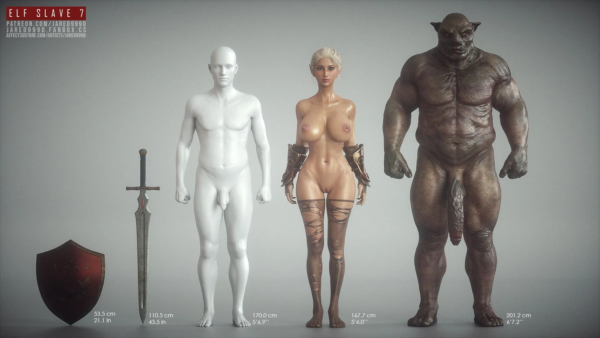 HentaiVN.net - Ảnh 17 - Elf Slave - Chapter 7: Concept Art