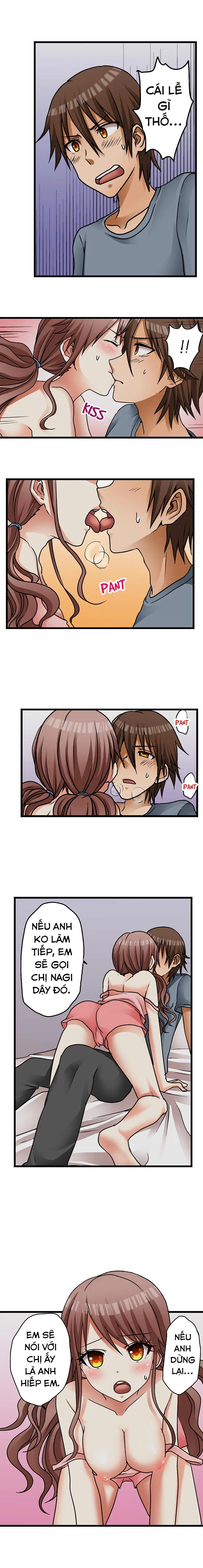 HentaiVN.net - Ảnh 7 - My First Time is with.... My Little Sister?! - Chap 8-Sắp thịt con em