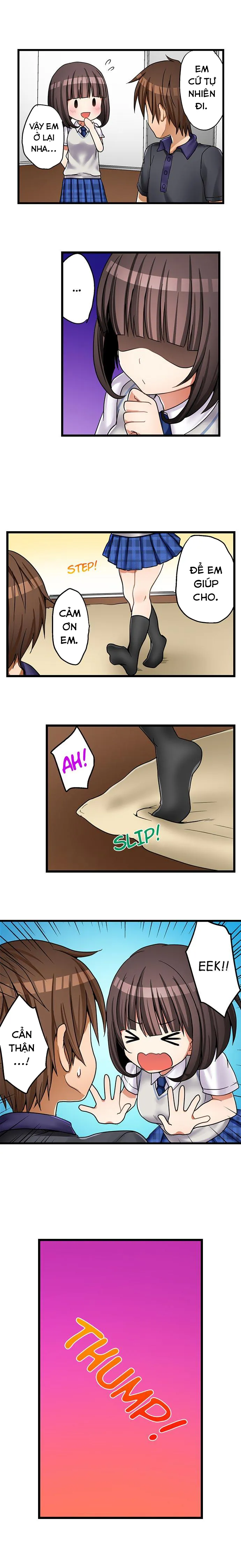 HentaiVN.net - Ảnh 8 - My First Time is with.... My Little Sister?! - Chap 33