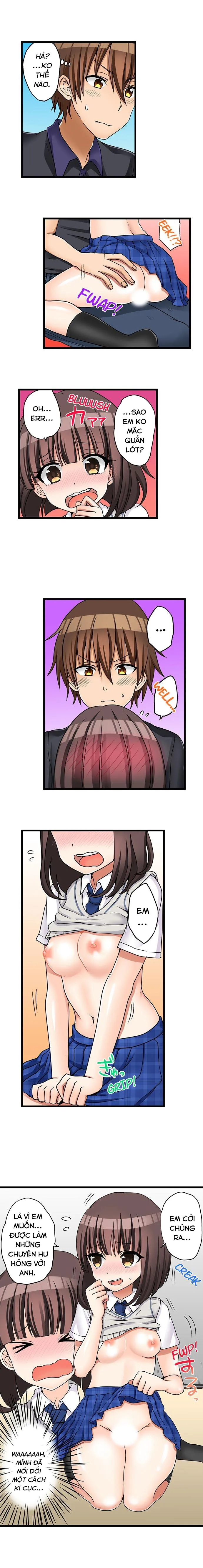 HentaiVN.net - Ảnh 6 - My First Time is with.... My Little Sister?! - Chap 34