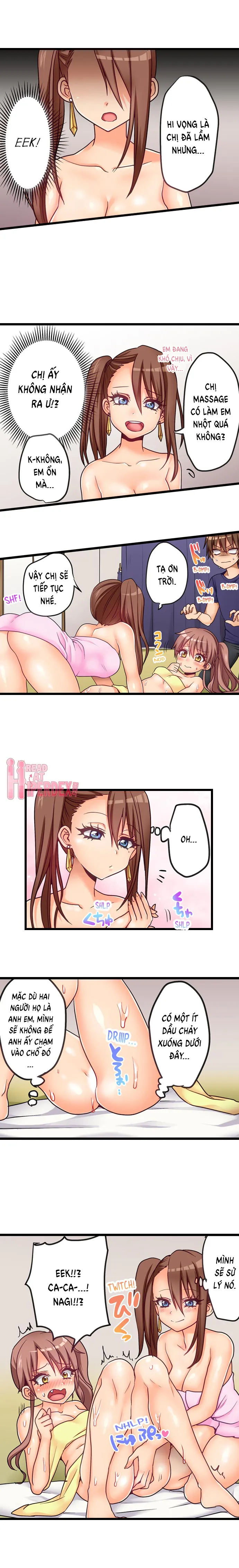 HentaiVN.net - Ảnh 5 - My First Time is with.... My Little Sister?! - Chap 46