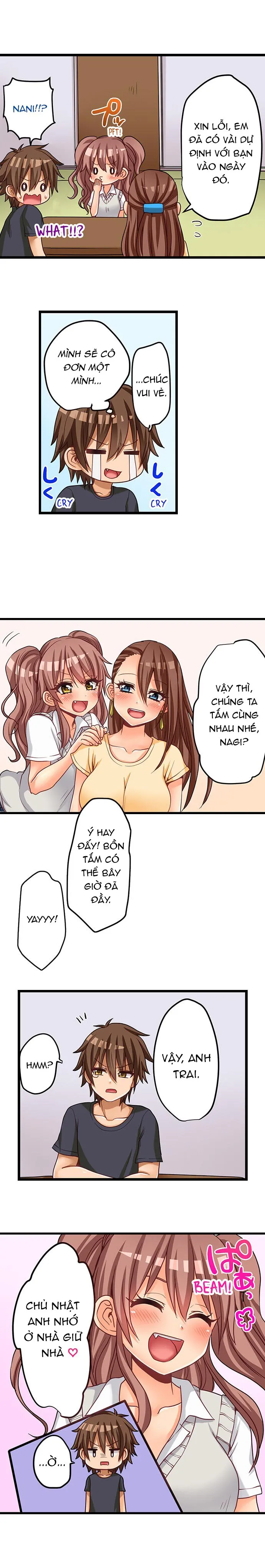 HentaiVN.net - Ảnh 5 - My First Time is with.... My Little Sister?! - Chap 50