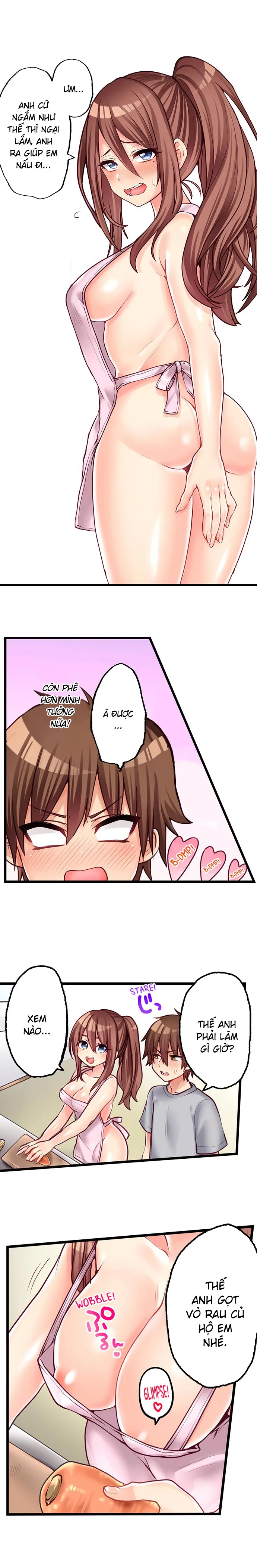 HentaiVN.net - Ảnh 8 - My First Time is with.... My Little Sister?! - Chap 61