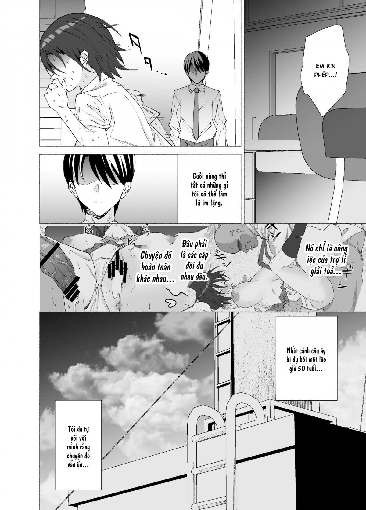HentaiVN.net - Ảnh 32 - Được thầy giáo chủ nhiệm an ủi - Oneshot