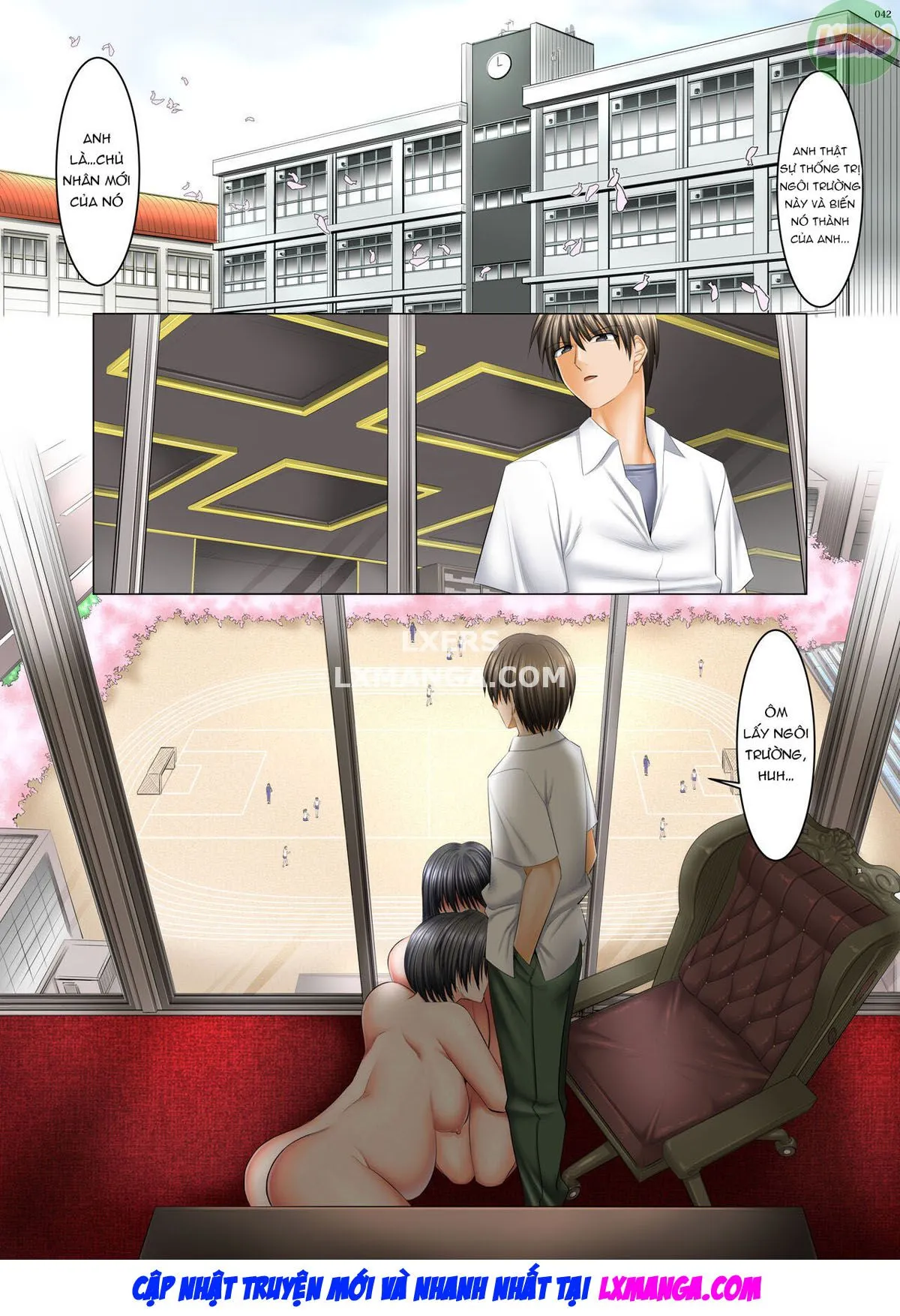 HentaiVN.net - Ảnh 45 - A World Where All Men But Me Are Impotent [Boku Igai Inpo No Sekai Taiiku Kyoushi Hen] - Chap 4 - The School President & Student Council Member Mother | Daughter Edition