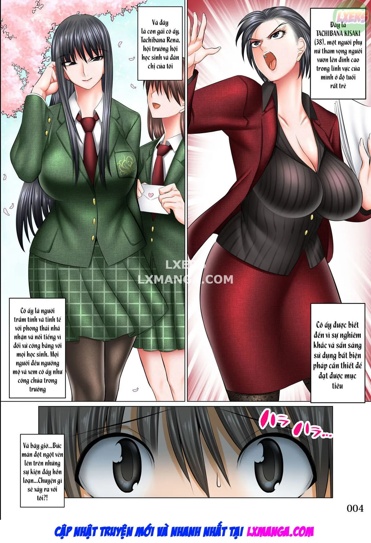 HentaiVN.net - Ảnh 7 - A World Where All Men But Me Are Impotent [Boku Igai Inpo No Sekai Taiiku Kyoushi Hen] - Chap 4 - The School President & Student Council Member Mother | Daughter Edition