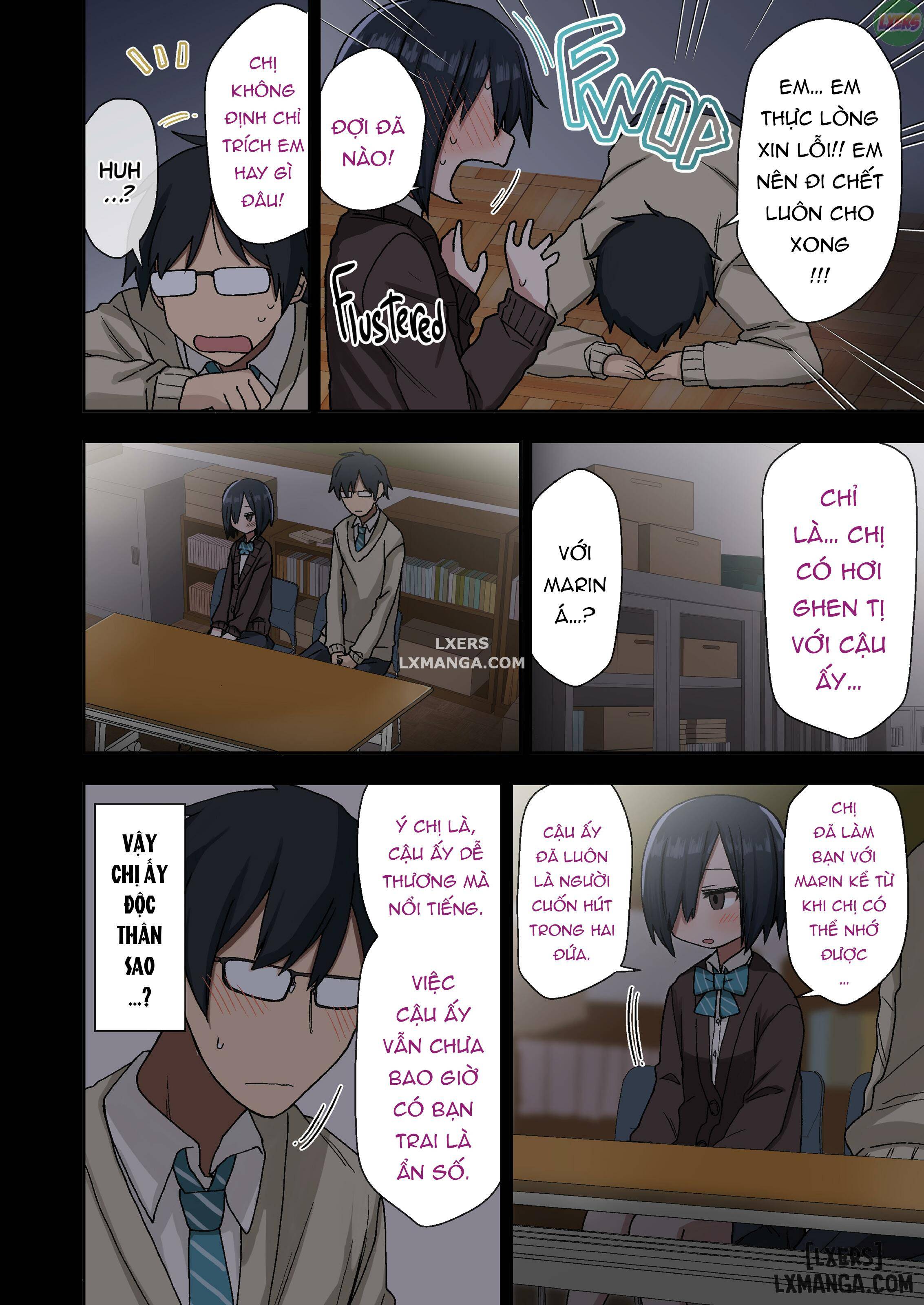 HentaiVN.net - Ảnh 14 - Bí Mật Dâm Dục Của Tôi Với Senpai - Chapter 1
