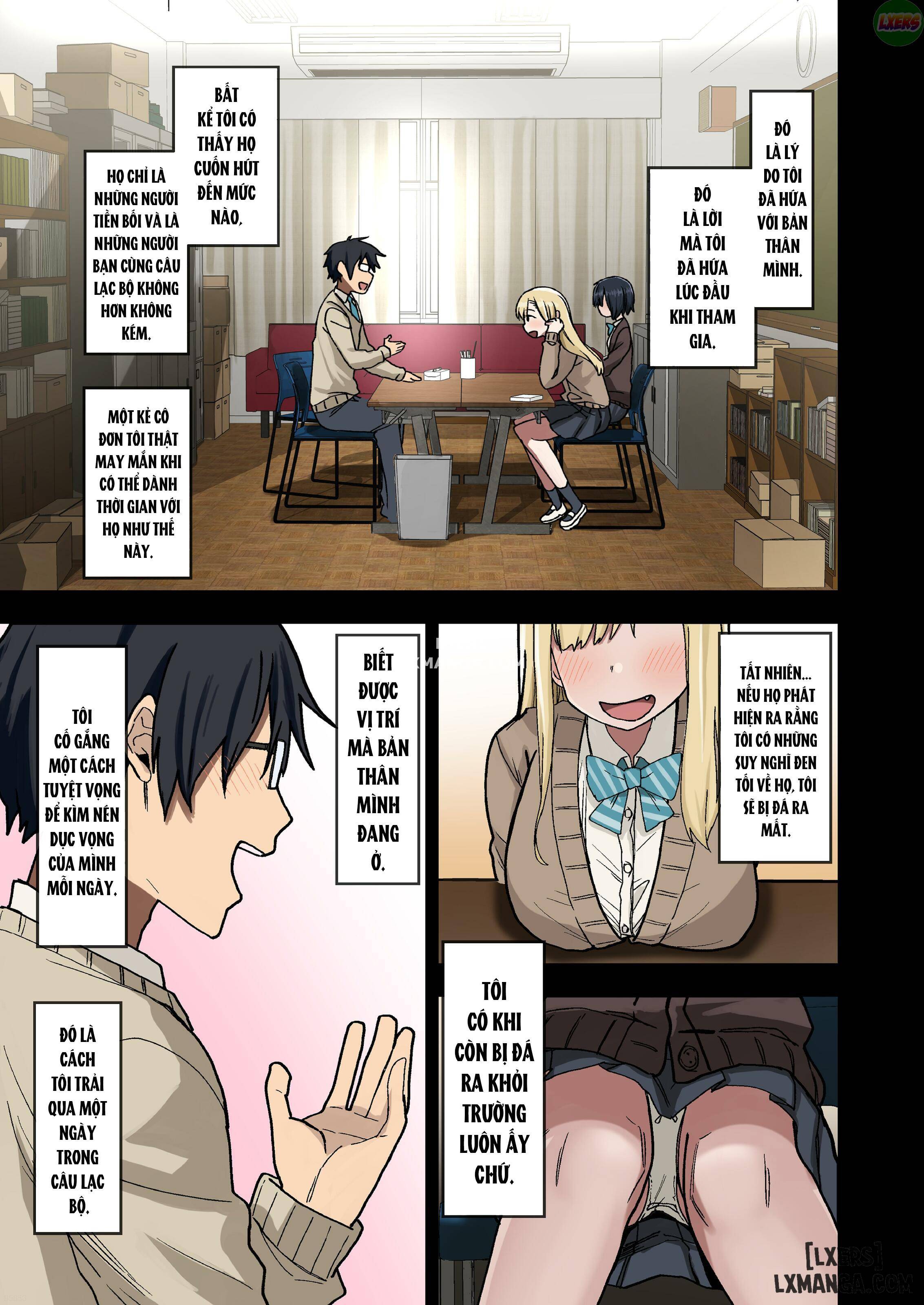 HentaiVN.net - Ảnh 7 - Bí Mật Dâm Dục Của Tôi Với Senpai - Chapter 1