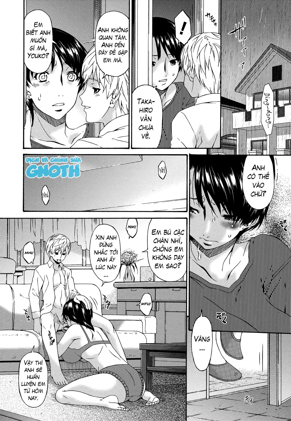 HentaiVN.net - Ảnh 12 - Boku no Kaa-san wa Yuujin no Mesuinu [My Mother is My Friend's Slave] - Chap 1