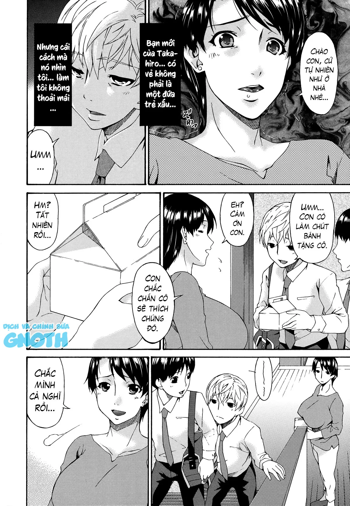HentaiVN.net - Ảnh 6 - Boku no Kaa-san wa Yuujin no Mesuinu [My Mother is My Friend's Slave] - Chap 1