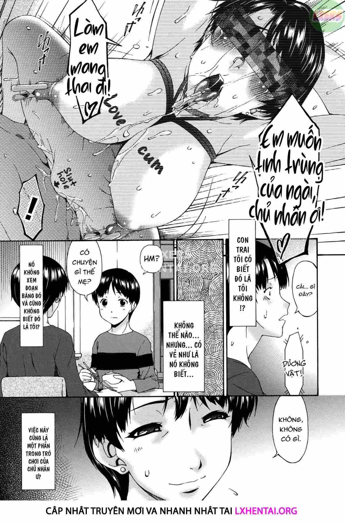 HentaiVN.net - Ảnh 10 - Boku no Kaa-san wa Yuujin no Mesuinu [My Mother is My Friend's Slave] - Chap 2