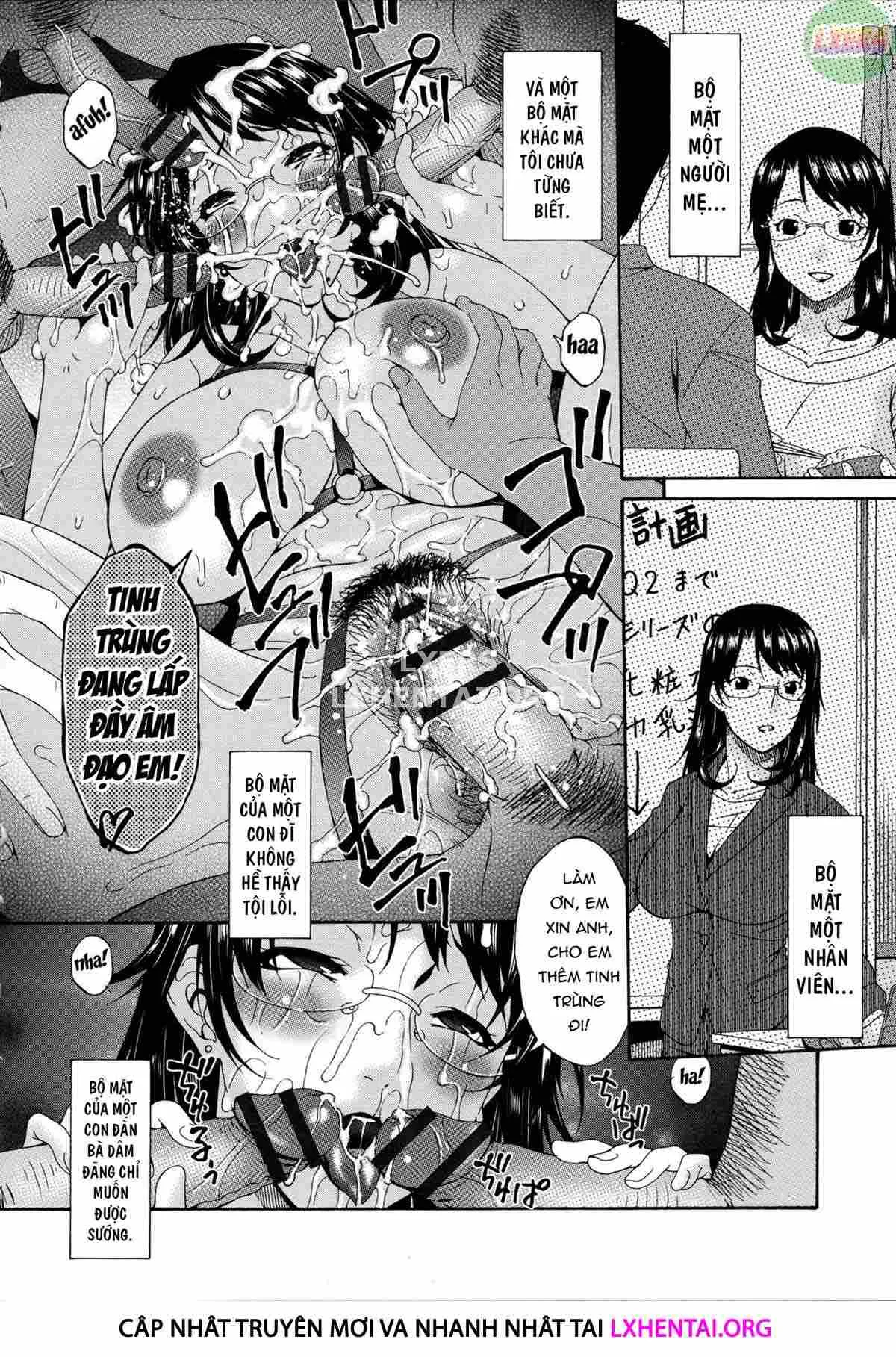 HentaiVN.net - Ảnh 9 - Boku no Kaa-san wa Yuujin no Mesuinu [My Mother is My Friend's Slave] - Chap 4