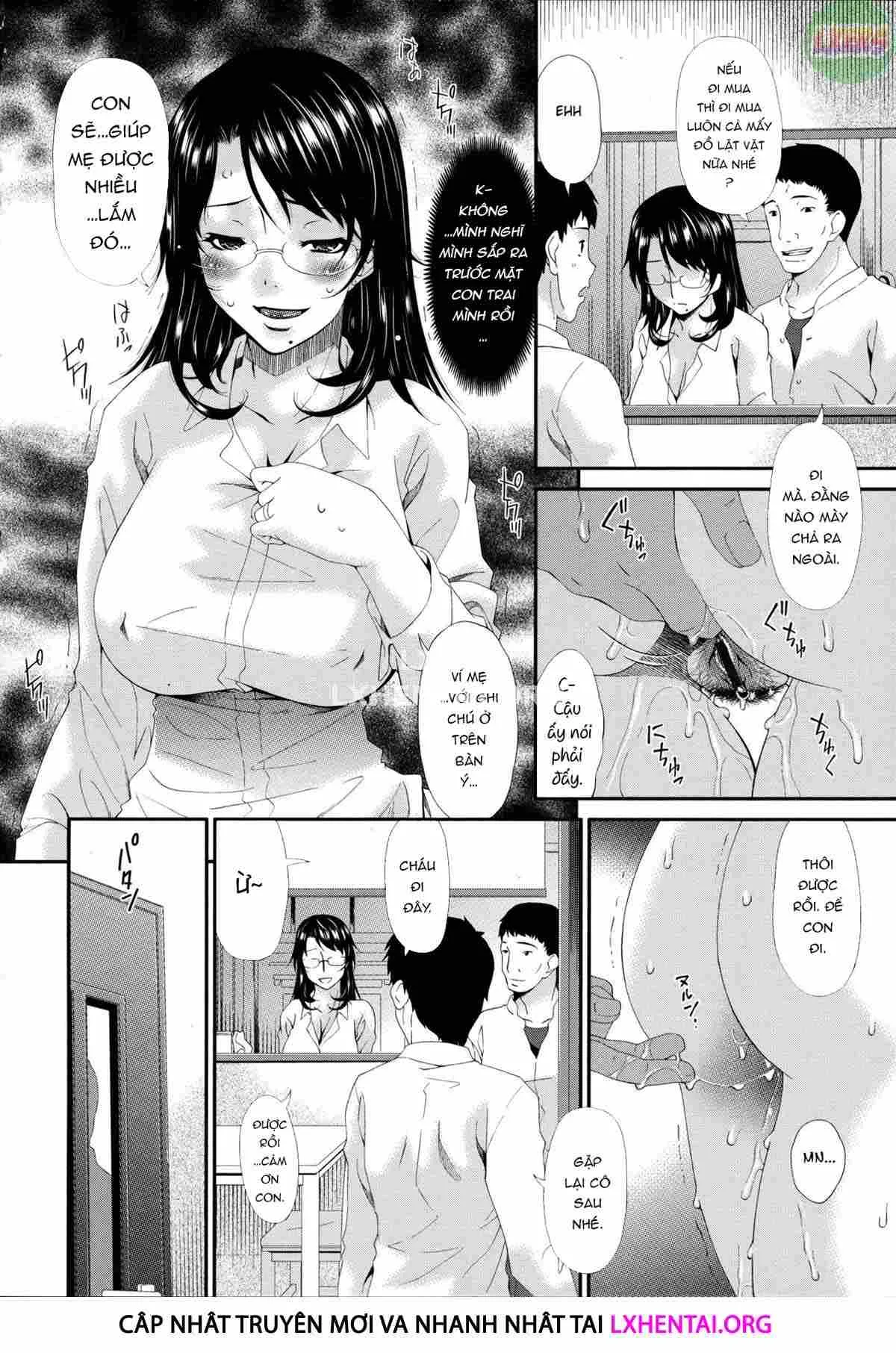 HentaiVN.net - Ảnh 7 - Boku no Kaa-san wa Yuujin no Mesuinu [My Mother is My Friend's Slave] - Chap 5