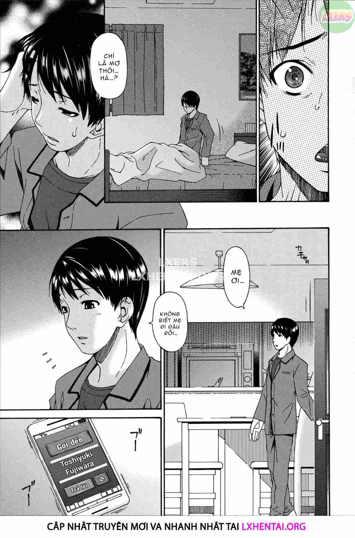 HentaiVN.net - Ảnh 7 - Boku no Kaa-san wa Yuujin no Mesuinu [My Mother is My Friend's Slave] - Chap 8