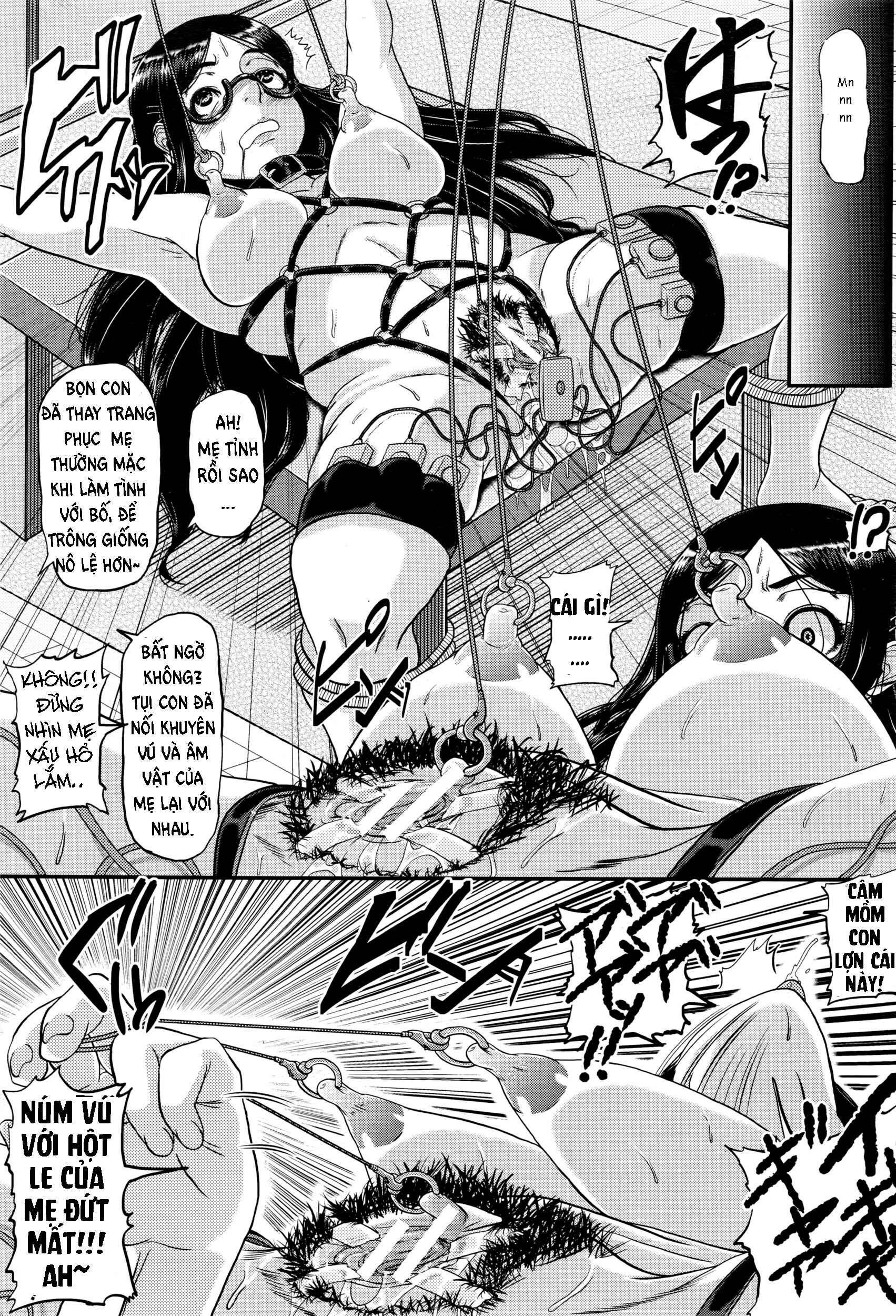 HentaiVN.net - Ảnh 11 - Mẹ Là Nô Lệ Của Chúng Tôi - Oneshot