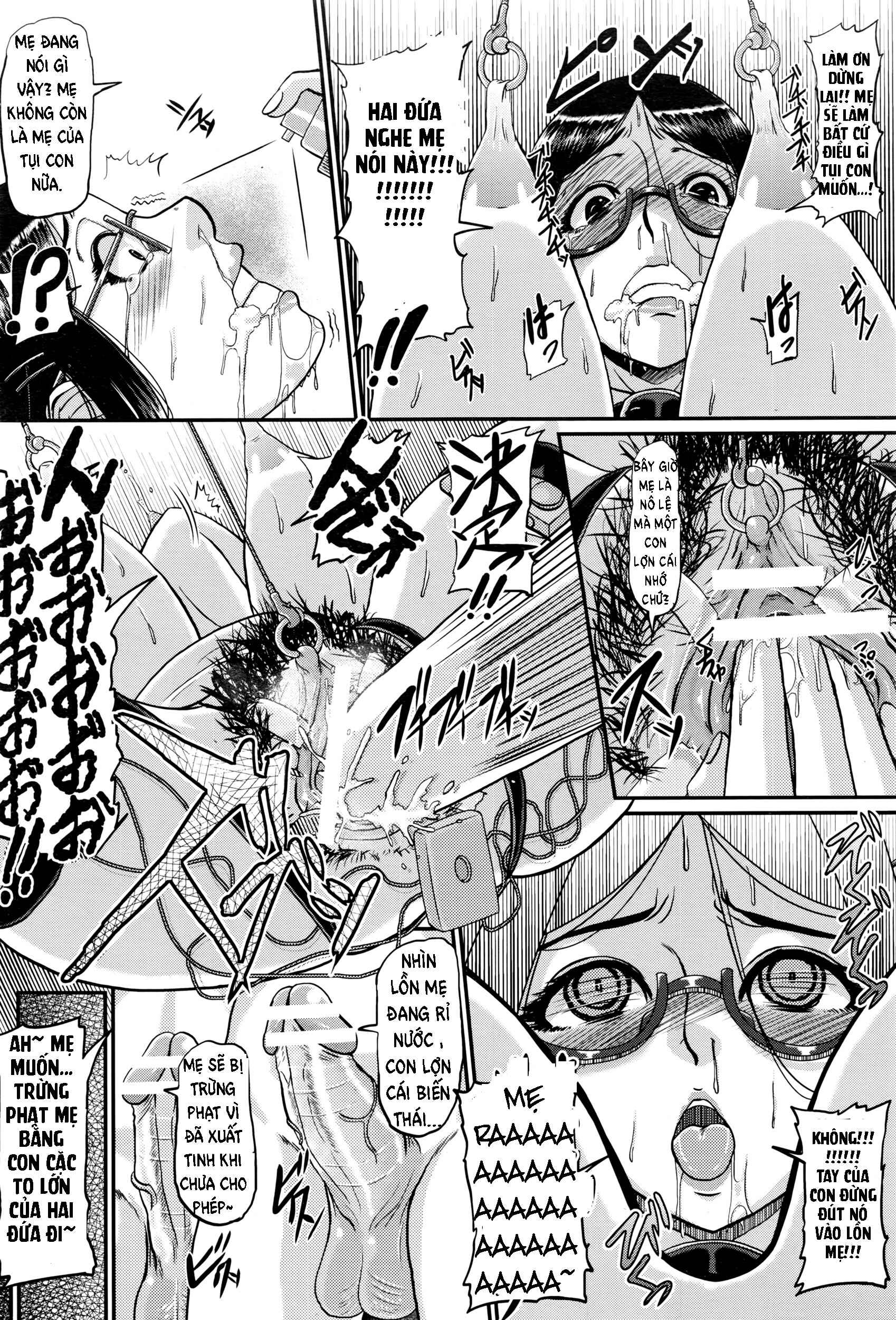HentaiVN.net - Ảnh 12 - Mẹ Là Nô Lệ Của Chúng Tôi - Oneshot