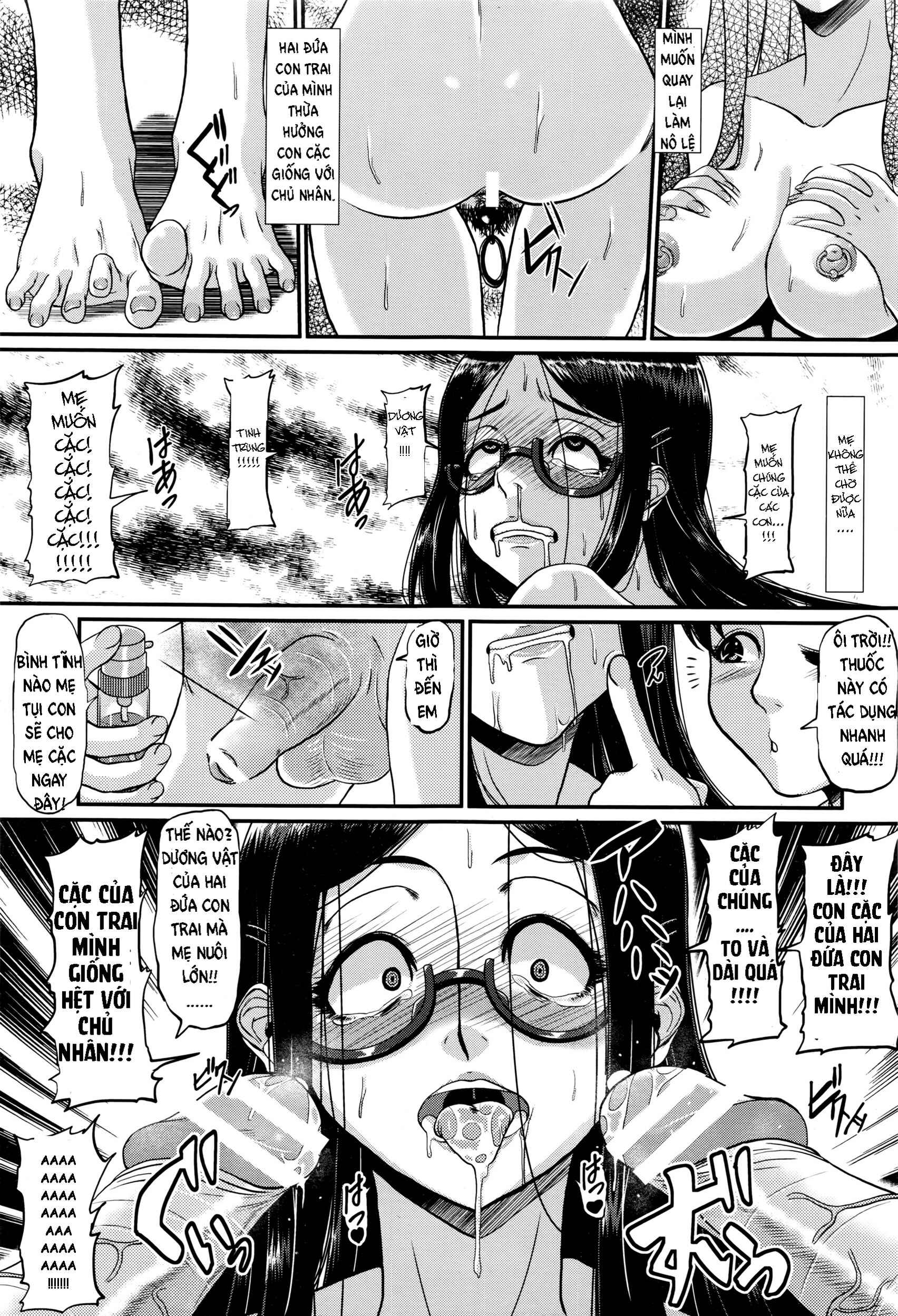 HentaiVN.net - Ảnh 9 - Mẹ Là Nô Lệ Của Chúng Tôi - Oneshot