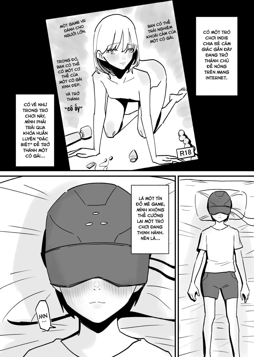 HentaiVN.net - Ảnh 3 - A Game Where You Can Become A Girl - chap1