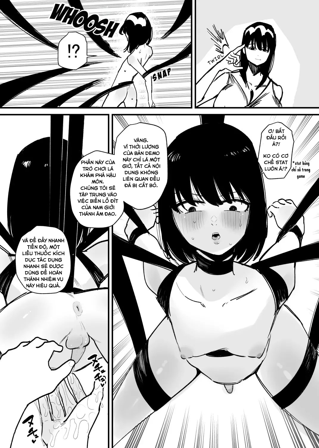 HentaiVN.net - Ảnh 6 - A Game Where You Can Become A Girl - chap1