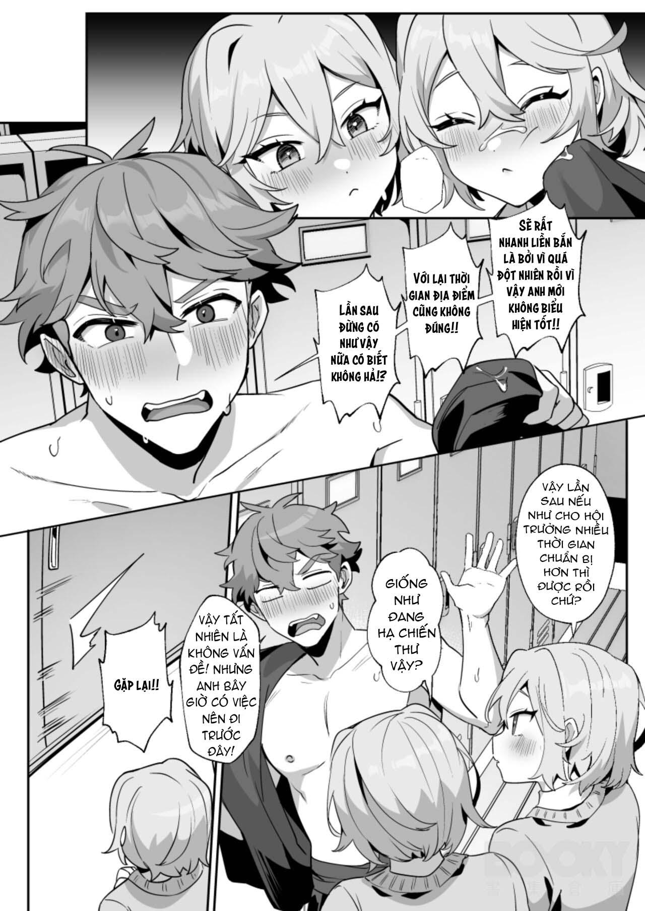HentaiVN.net - Ảnh 14 - Anh chàng ngốc và 2 chú thỏ sinh đôi - Oneshot